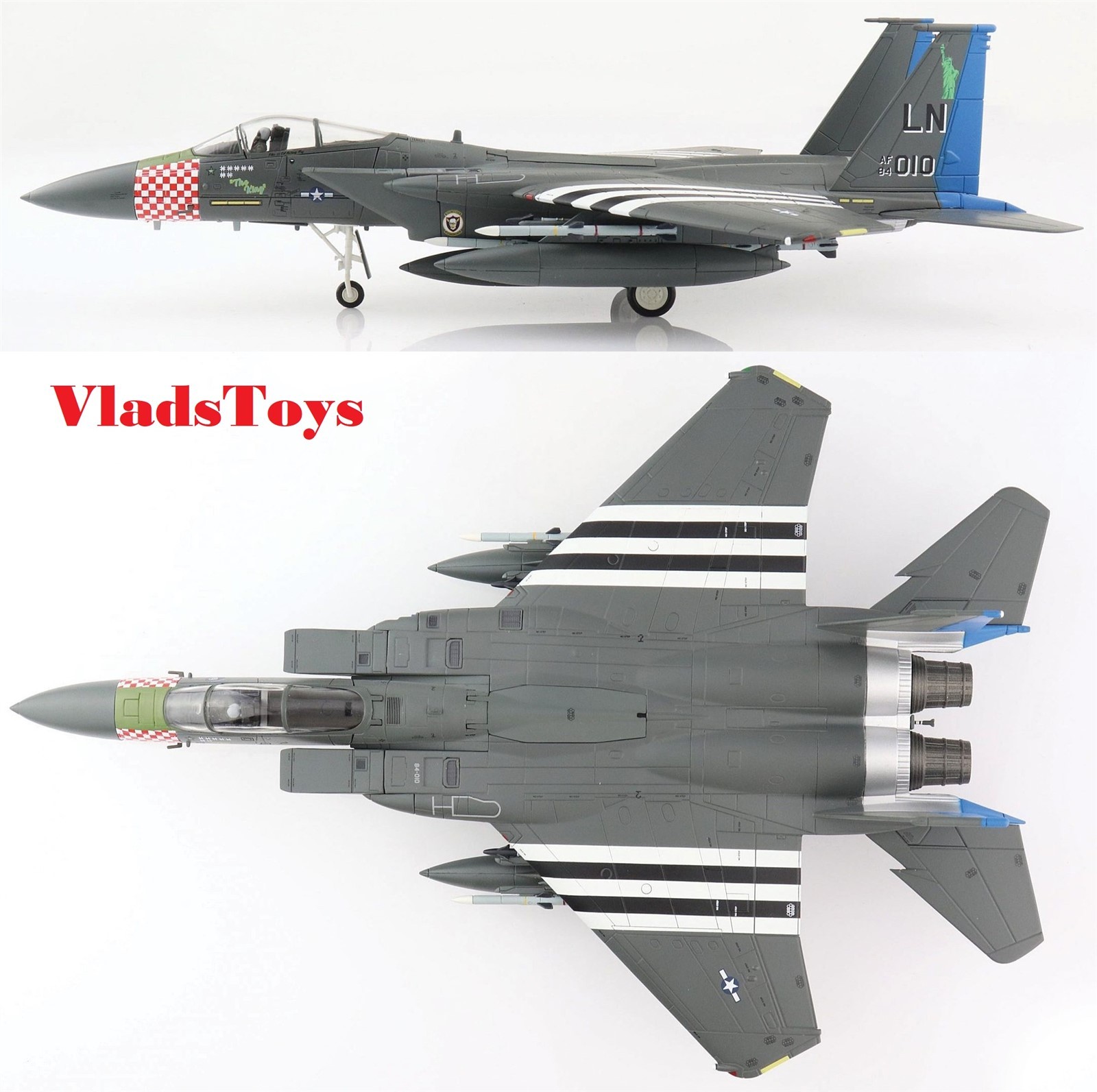 Hobby Master 1/72 F-15C USAF 48th FW 494th FS Grim Reapers D-Day 75th Ann HA4599