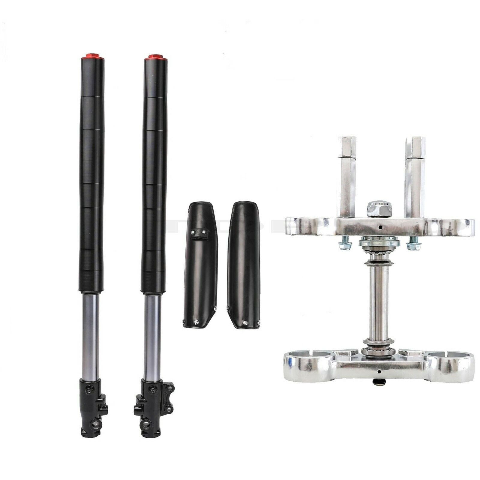 700mm 45/48mm Front Forks Suspension Shock Triple Tree 15mm Axle Pit Dirt Bike