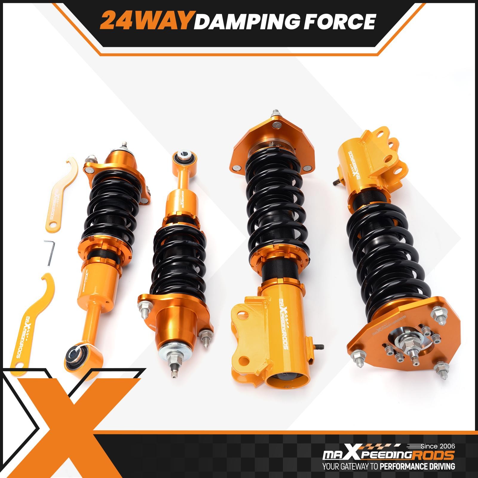 Coilovers 24 Way Damper Kit for Mitsubishi Lancer ES Sedan 4-Door 2002-2006 2.0L