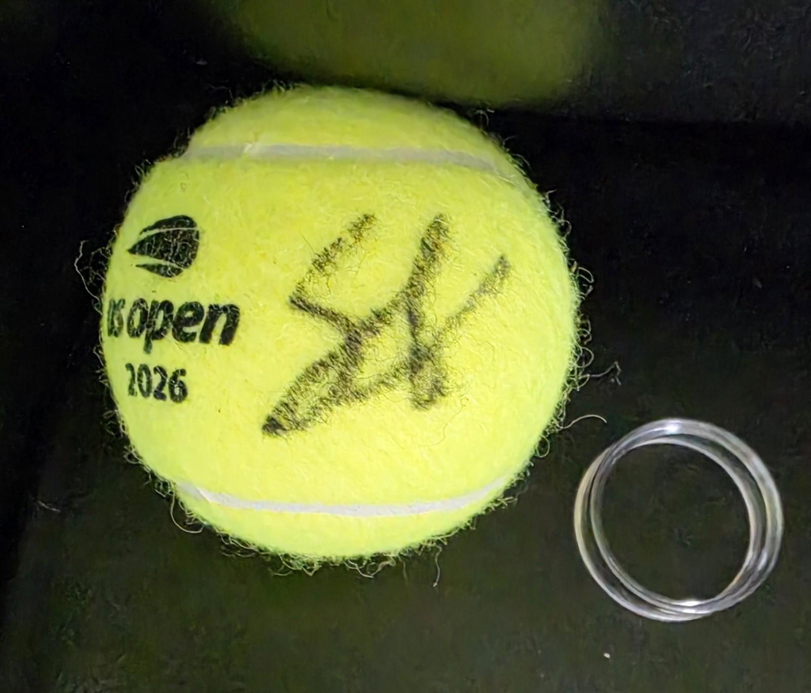 ARYNA SABALENKA SIGNED 2026  US OPEN TENNIS BALL + CERTIFICATE Of AUTHENTICITY 