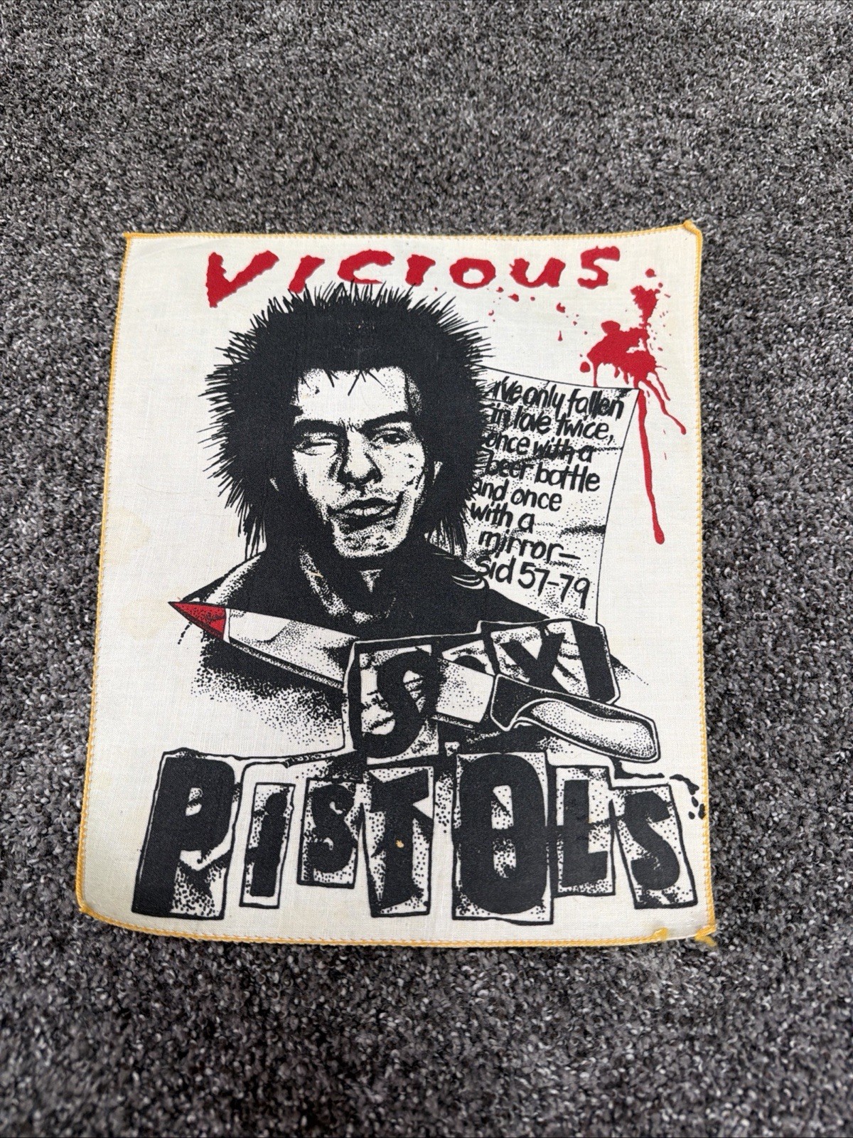 RARE SEX PISTOLS SID VICIOUS DEATH MEMORIAL PUNK BACKPATCH 1980 Jeans Jacket VTG RARE SEX PISTOLS SID VICIOUS DEATH MEMORIAL PUNK BACKPATCH 1980 Jeans Jacket VTG