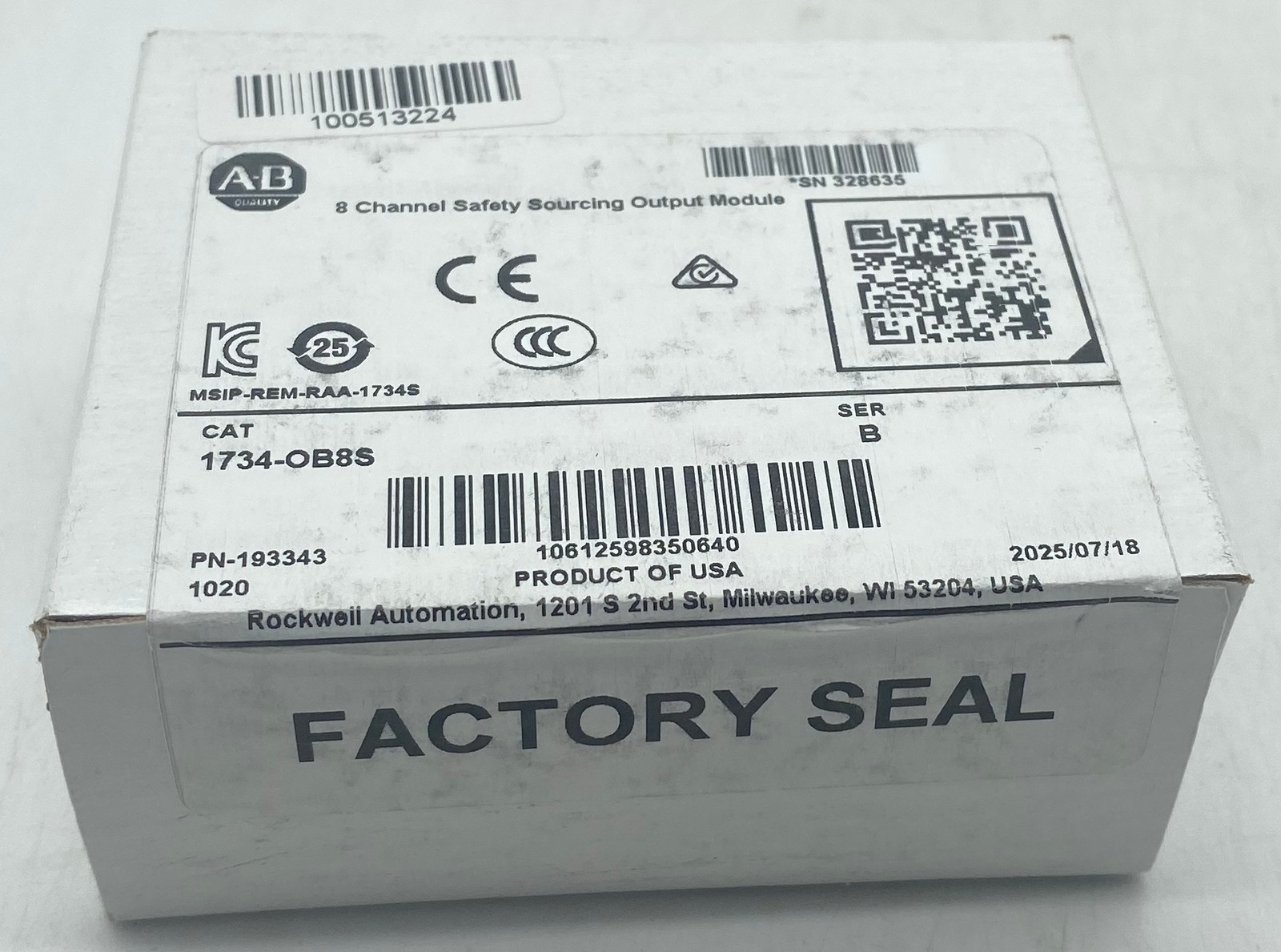 Allen-Bradley 1734-4IOL POINT I/O 4 Channel IO-Link Master Module New