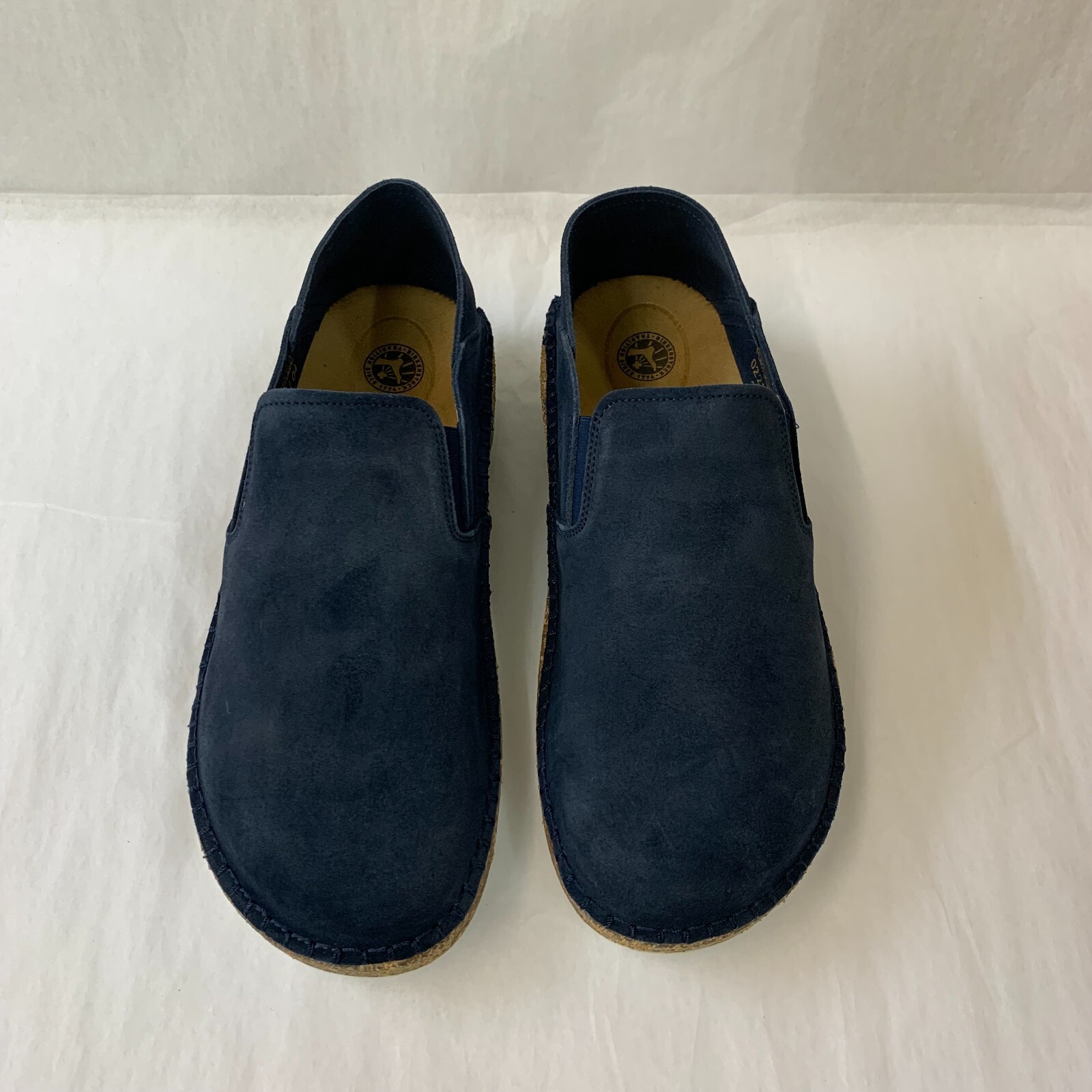 Birkenstock New w/ Box Callan Navy Suede Leather Narrow Width - Select Size