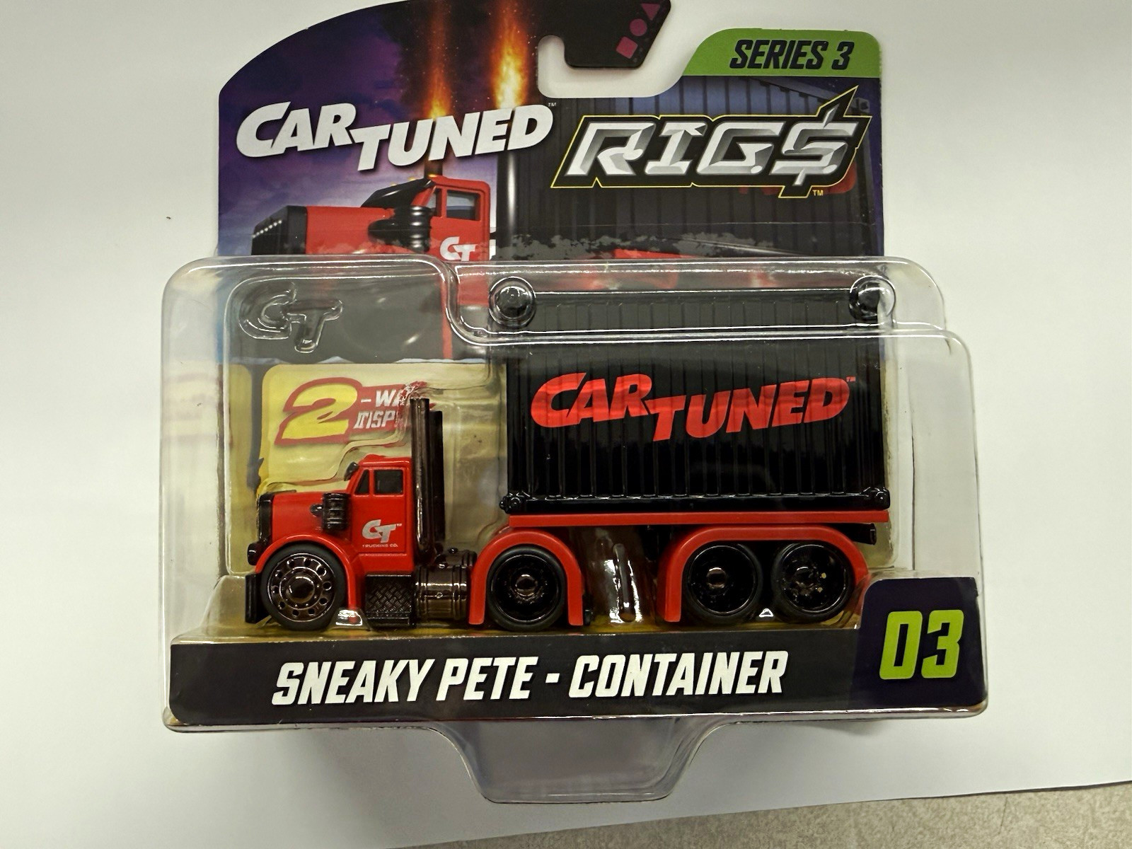 MGA Car Tuned Rigs Series 3 Sneaky Pete Container 1:64 Diecast Unopened