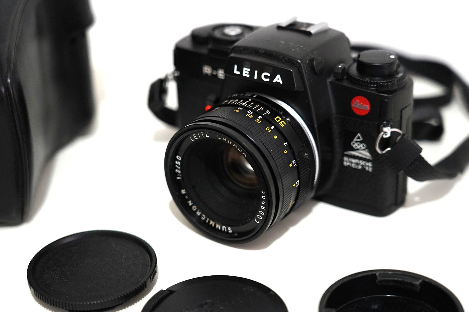 Leica R-E Olympic Games \'92 Summicron-R 50mm f:/2 Leather Case SLR35mm