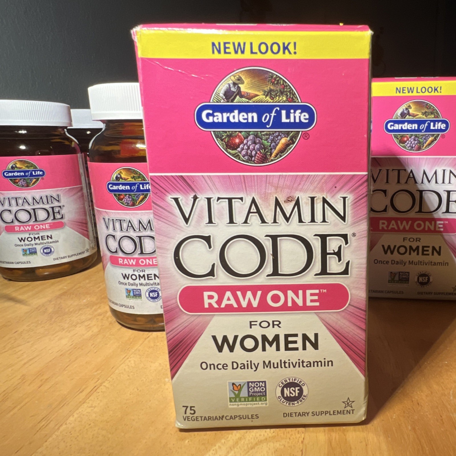 Garden of Life Vitamin Code RAW ONE Women one a day Multi 75 Veg Cap exp 12/2025