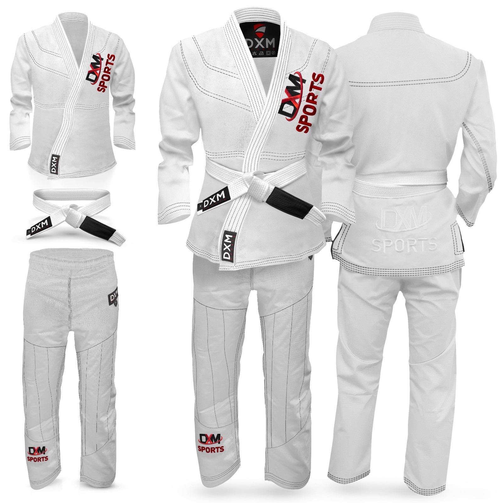 DXM SPORTS BJJ Jiu Jitsu Gi Brazilian Jiu Jitsu Training Gi Uniform Kimono Kids