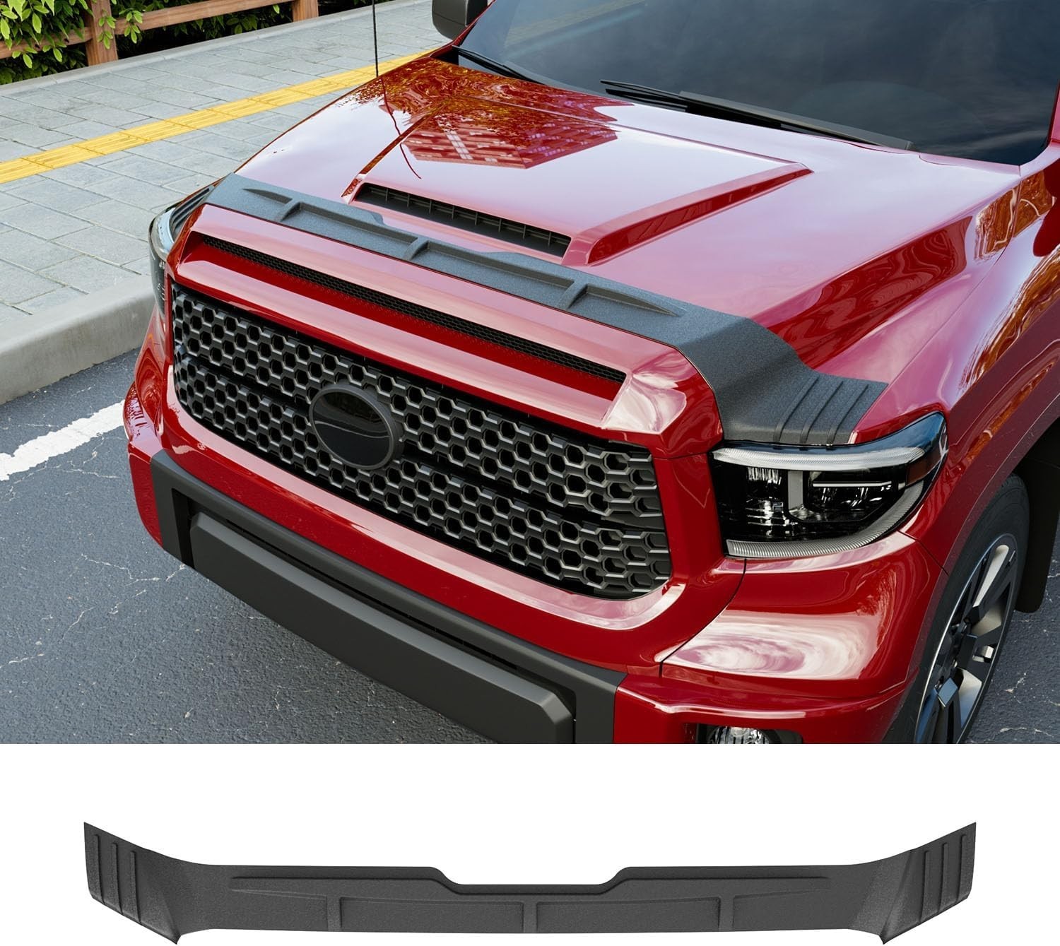 For 2014-2021 Toyota Tundra Hood Shield Front Hood Deflector Protector