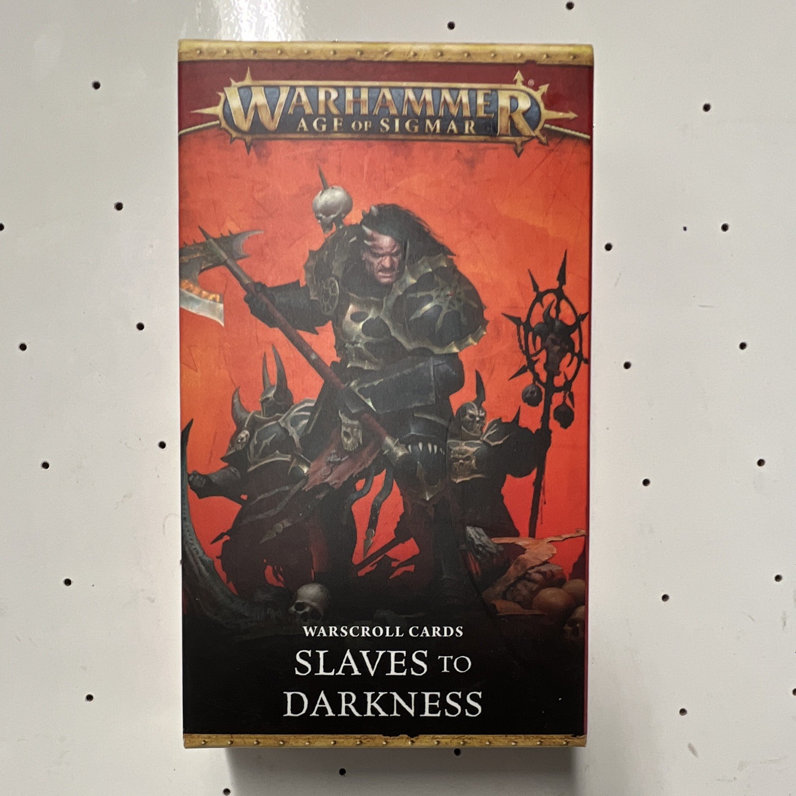 Games Workshop Age of Sigmar AOS  Slaves To Darkness Wars Roll Cards