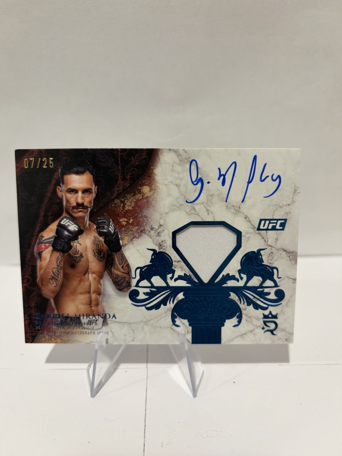 Gabriel Miranda Royalty 2026 Topps UFC Patch Auto /25 Gabriel Miranda Royalty 2026 Topps UFC Patch Auto /25