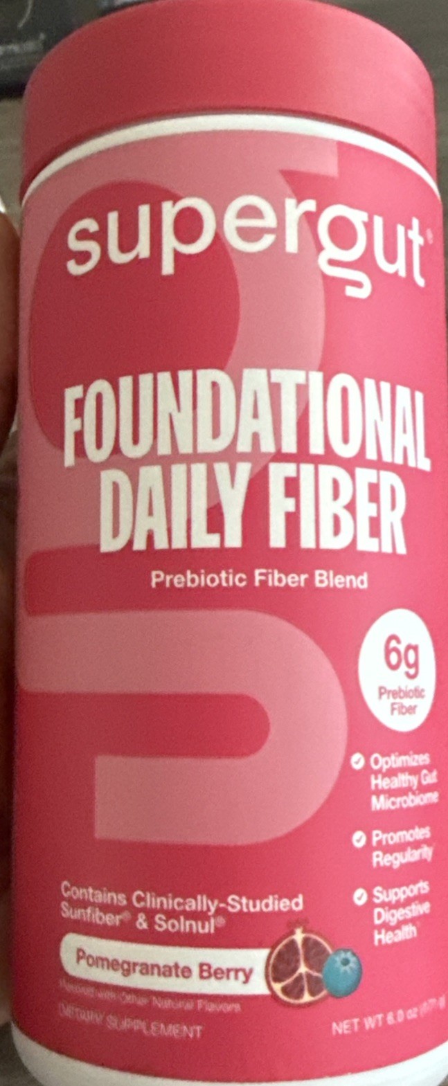 Supergut Foundational Daily Fiber Powder, Sugar Free Vegan Prebiotic Fiber B... Supergut Foundational Daily Fiber Powder, Sugar Free Vegan Prebiotic Fiber B...
