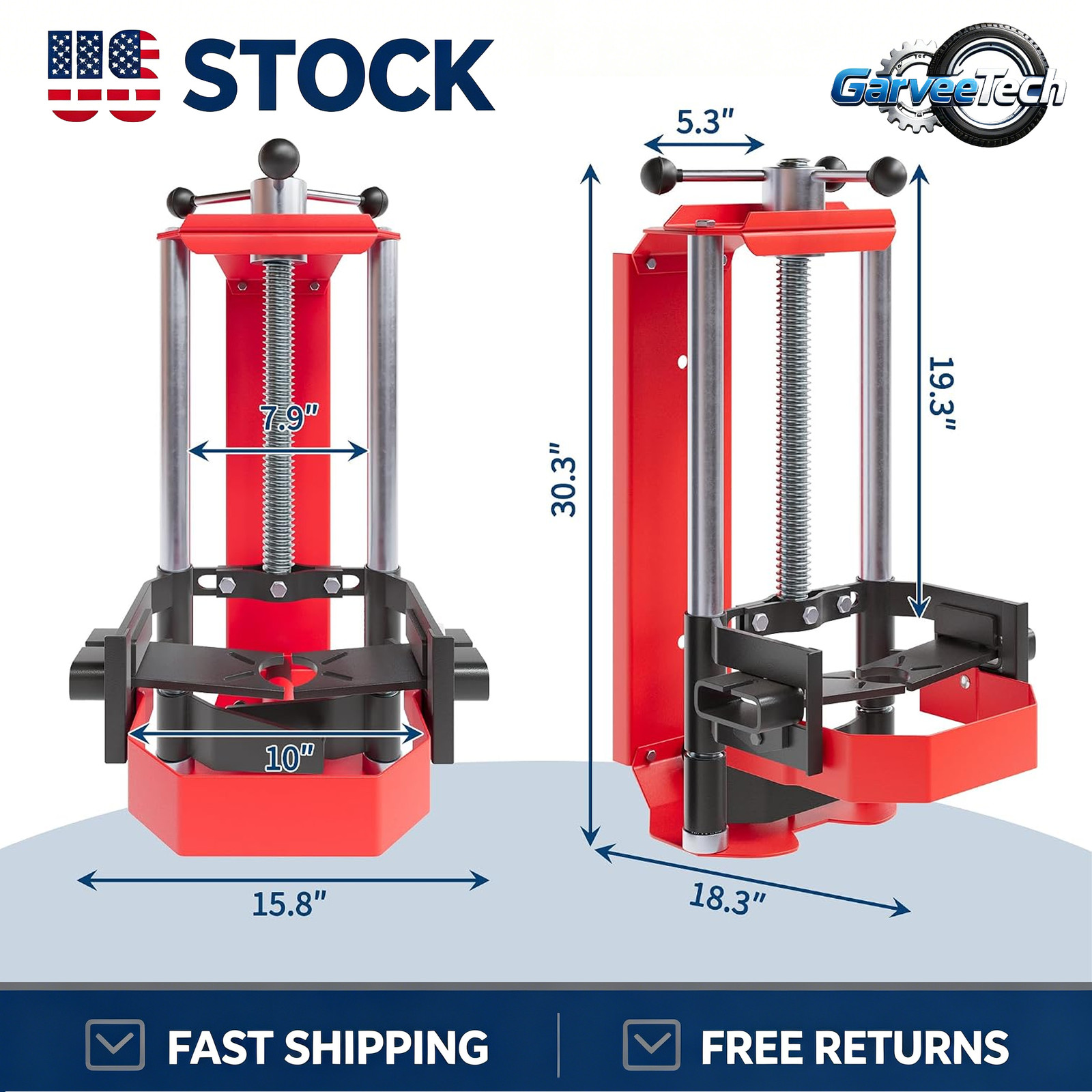 Safety Shield Equipped Strut Spring Compressor Tool, 3000LBS , 3.5\ Safety Shield Equipped Strut Spring Compressor Tool, 3000LBS , 3.5\