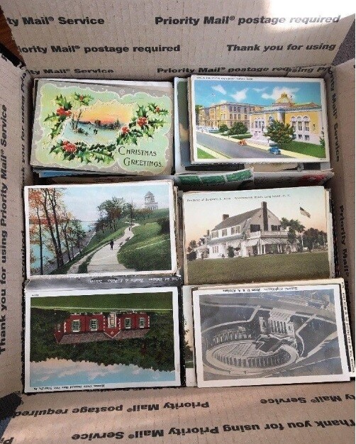 1500+ Vintage Postcard Lot Bulk US Foreign c1900s-1970s Standard 3.5x5.5
