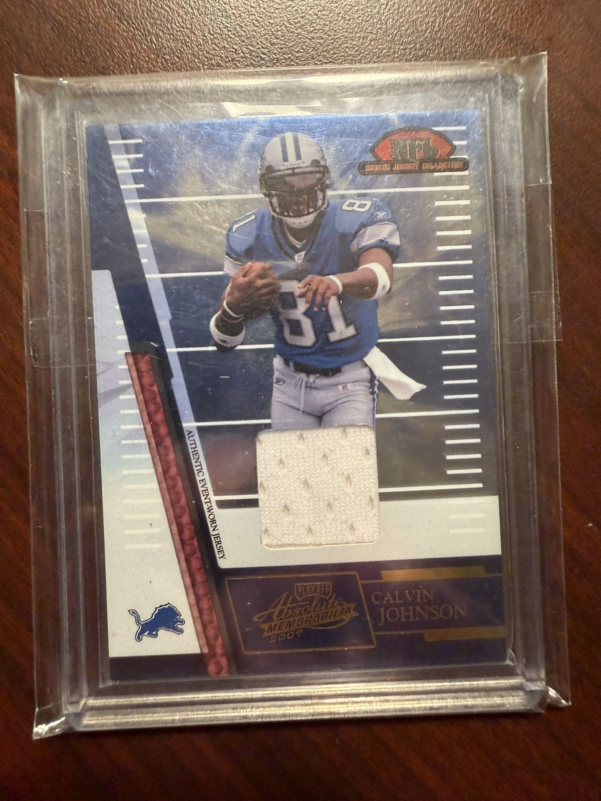 2007 Playoff Absolute Memorabilia - Rookie Jersey Collection Calvin Johnson 2007 Playoff Absolute Memorabilia - Rookie Jersey Collection Calvin Johnson