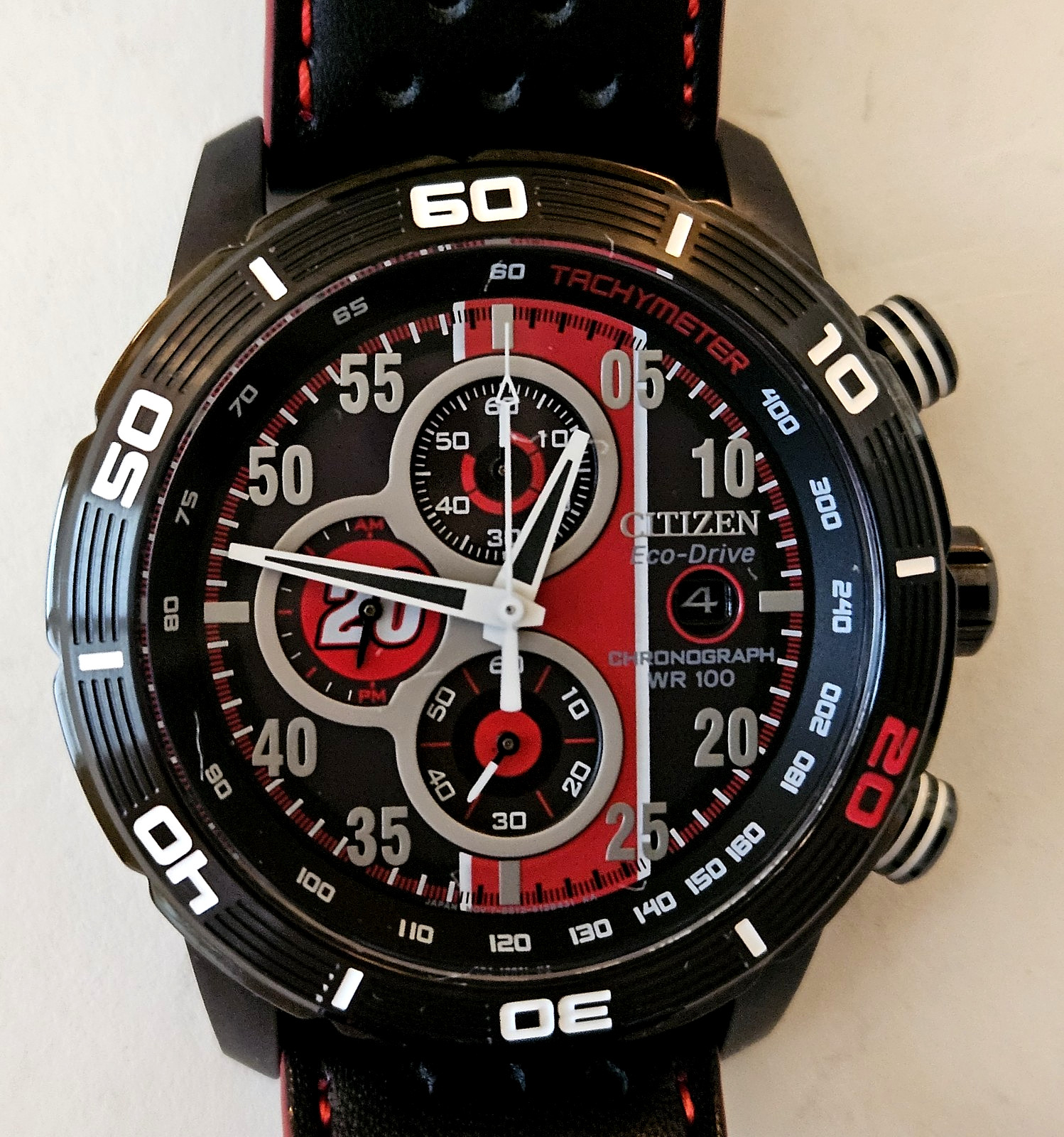 New Citizen Primo Eco-Drive Matt Kenseth #20 Limited Edition 45mm CA0530-41E