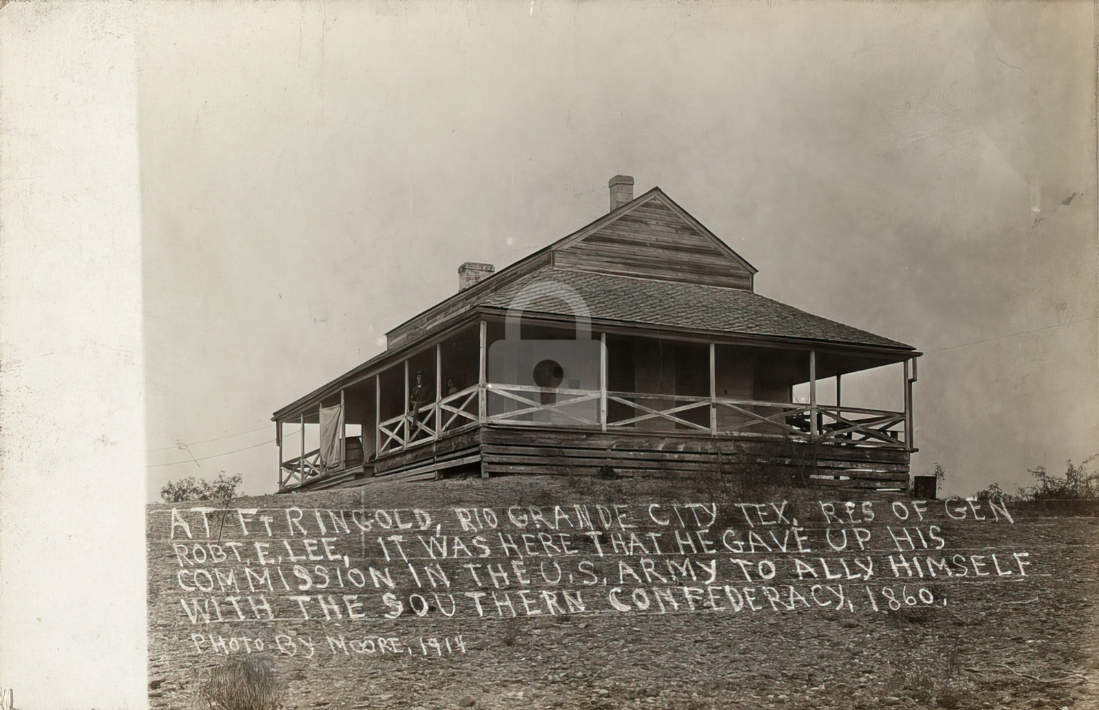 Ft. Ringold Rio Grande City TX Texas 1914 RPPC Postcard COPY