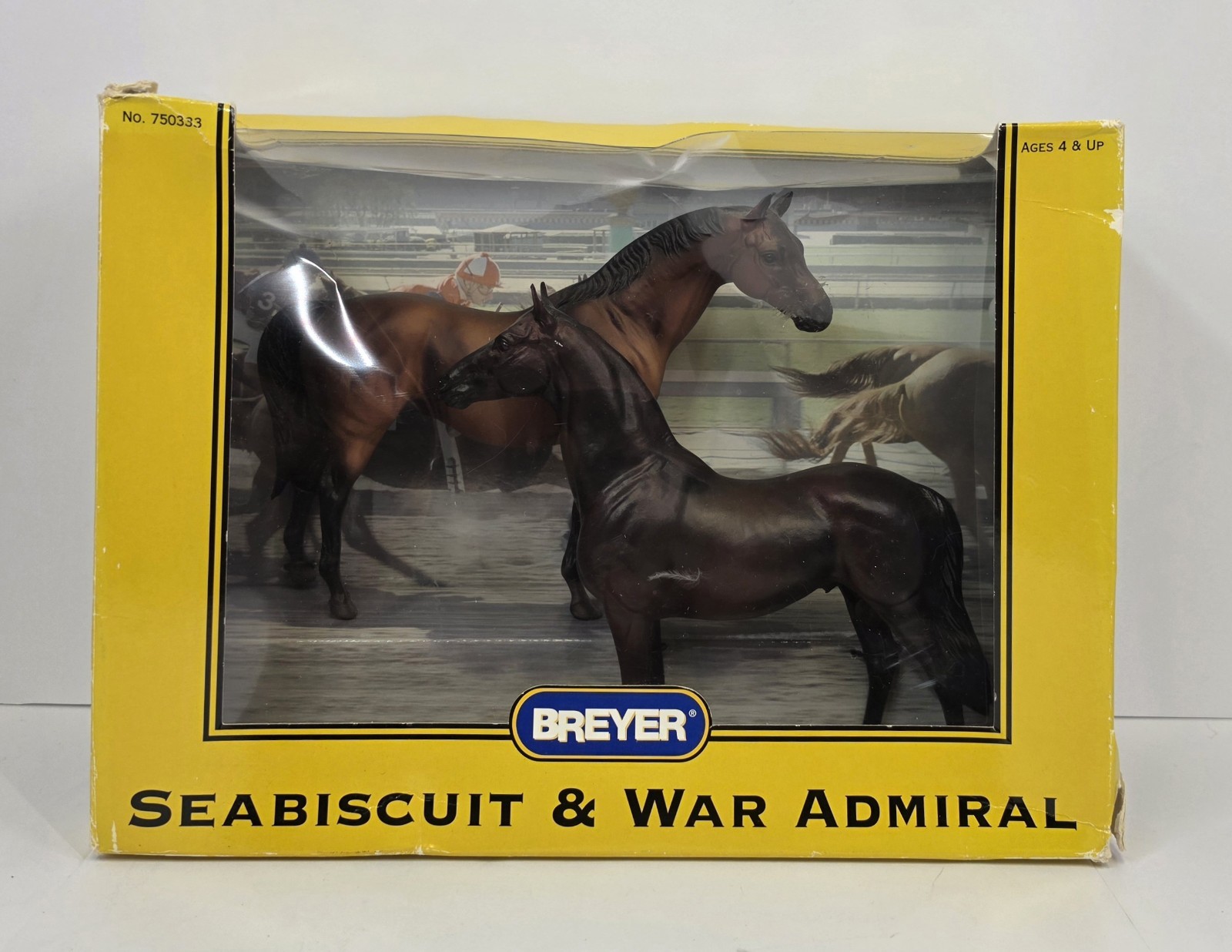 Breyer 1999 SEABISCUIT & WAR ADMIRAL #750333 in box Used