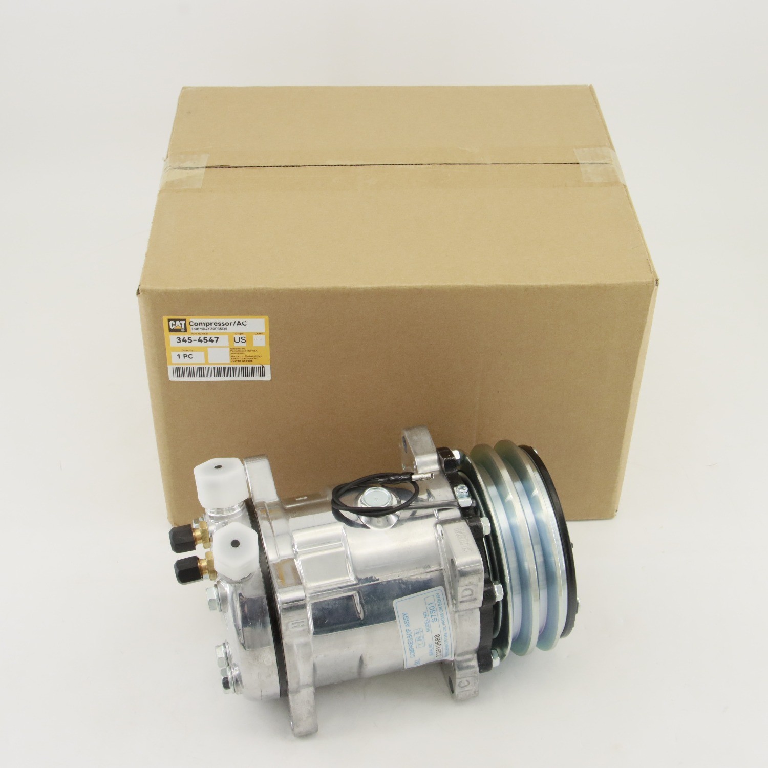 NEW OEM A/C Compressor For Caterpillar 345-4547