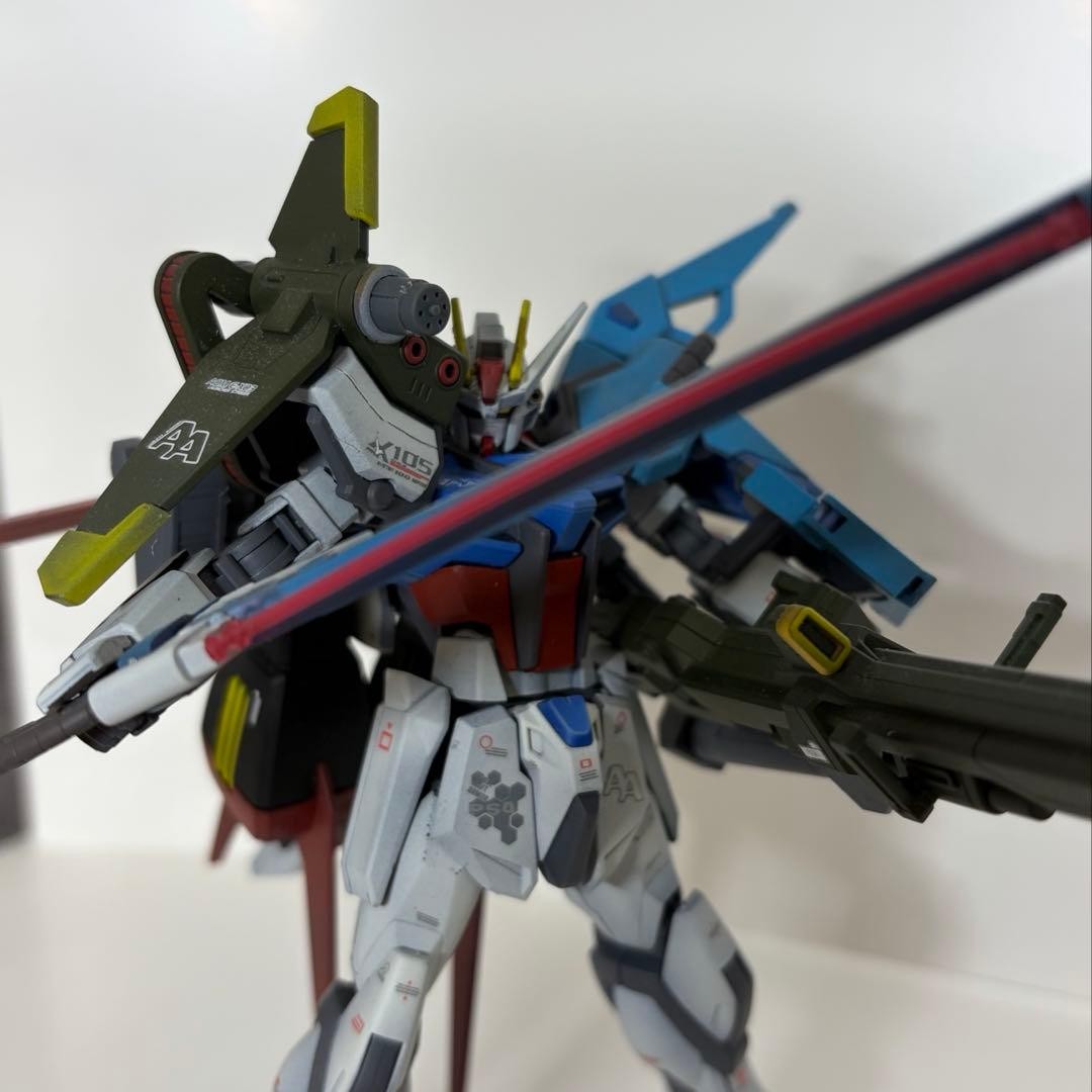 Bandai HG Perfect Strike Gundam Painted Built Model Collectible15+
