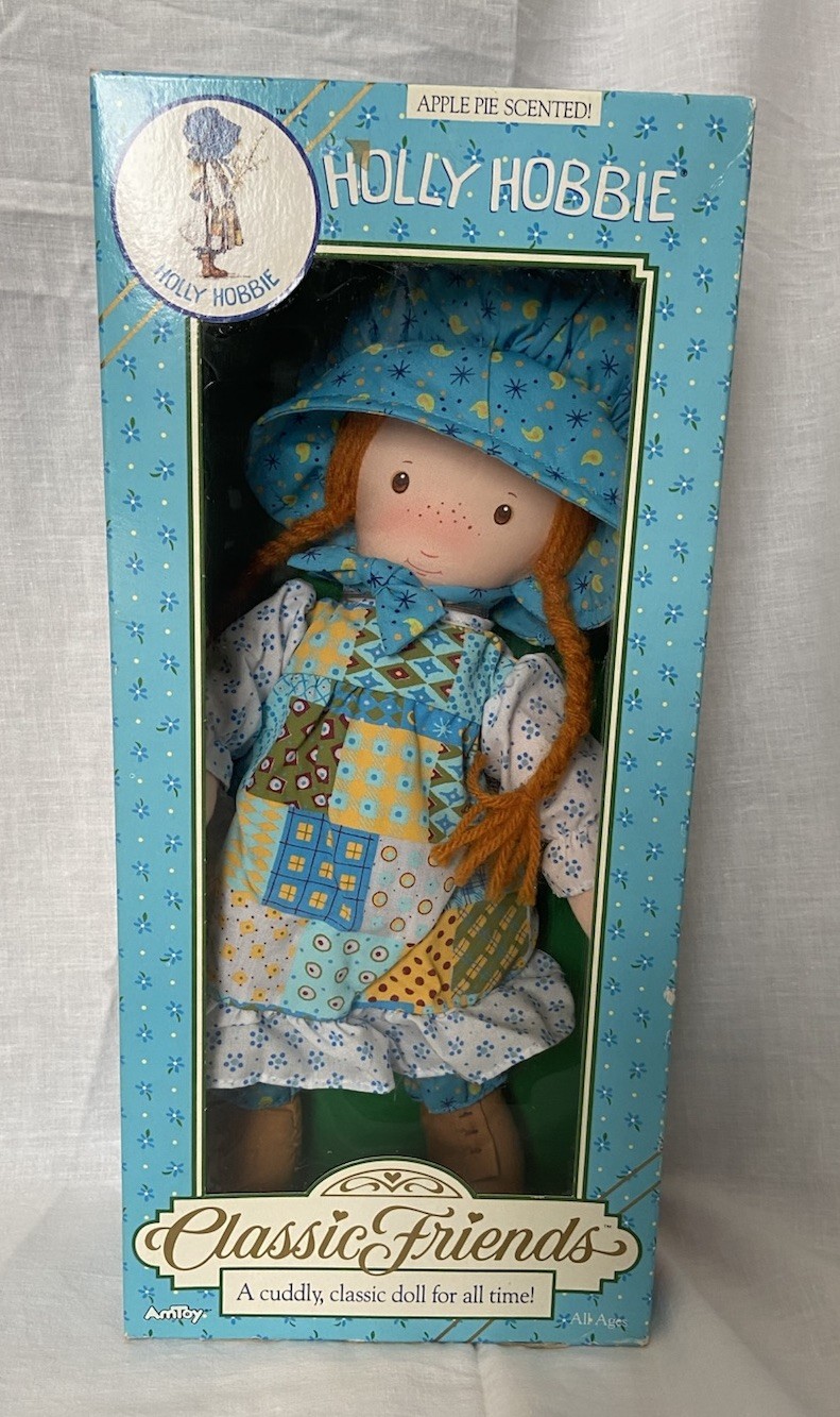 VINTAGE 1987 HOLLY HOBBIE RAG DOLL AmToy Classic Friends  in Box