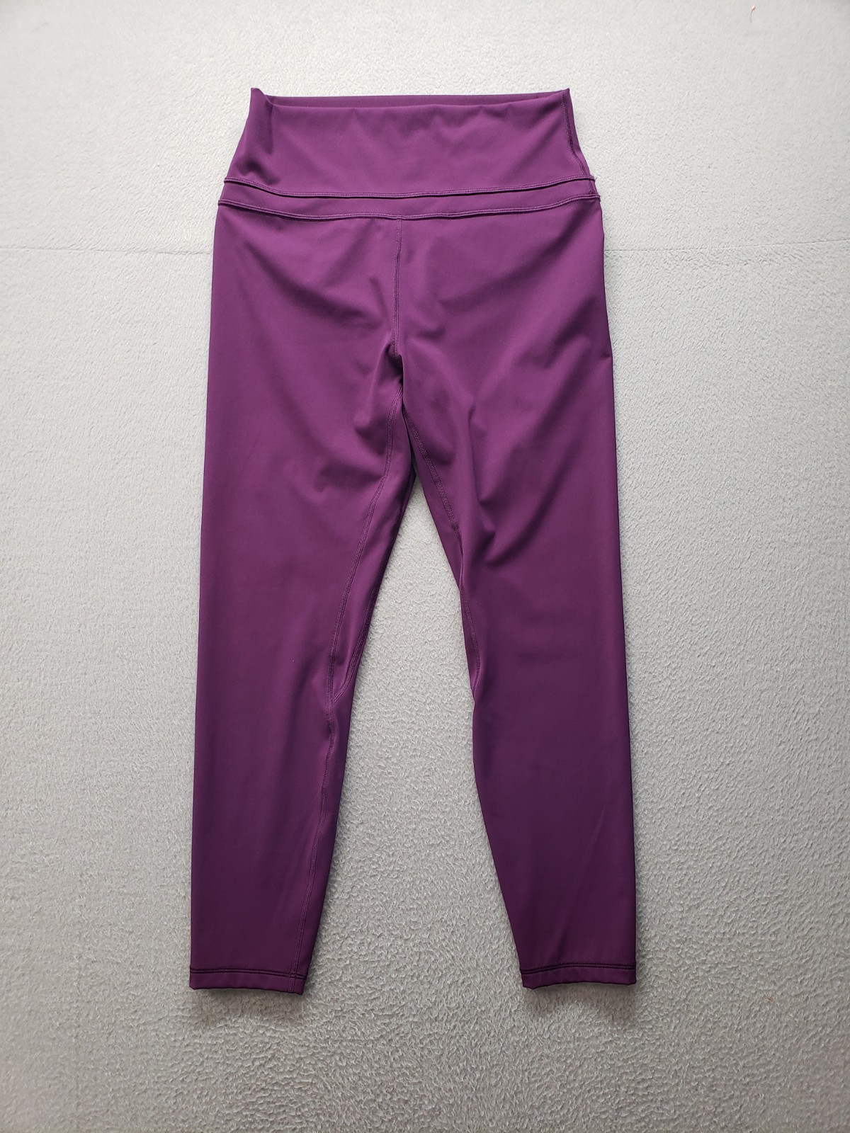 Lululemon Athletica Women Legging 6 Purple High Rise Multi Seam Waistband Active