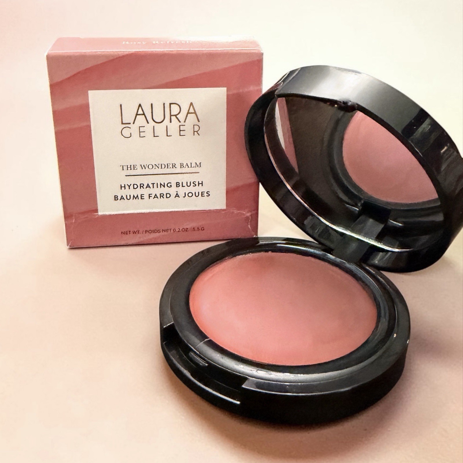 NIB~ Laura Geller The Wonder Balm ROSY REFRESH Cream Hydrating Blush Full size NIB~ Laura Geller The Wonder Balm ROSY REFRESH Cream Hydrating Blush Full size