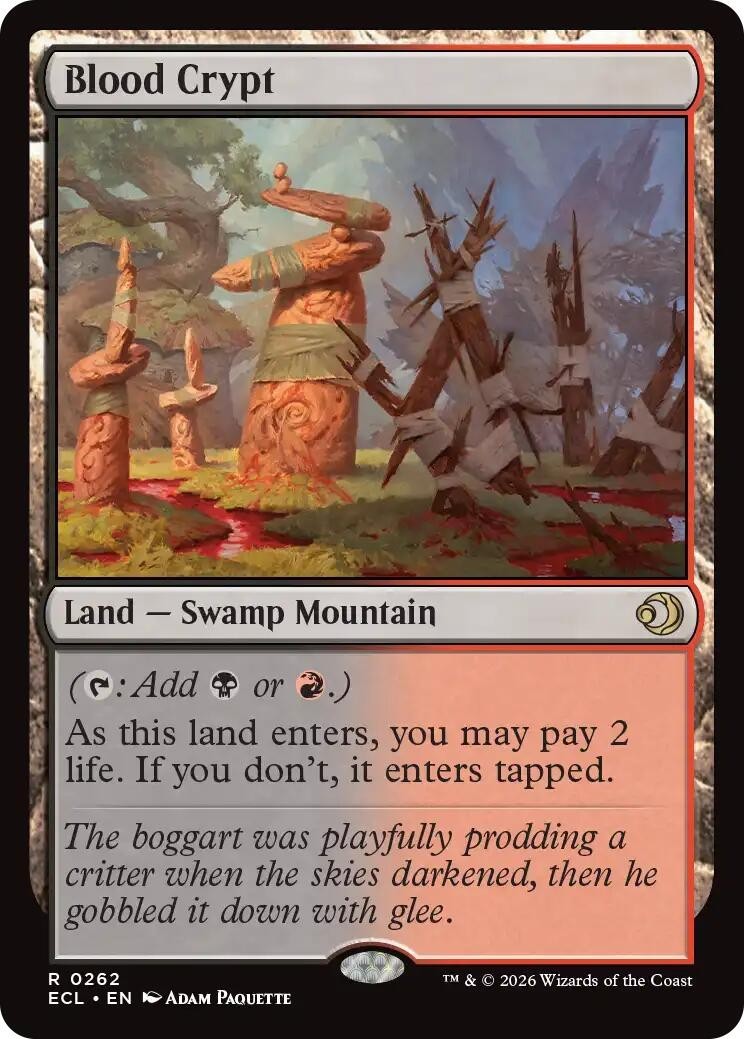MTG ECL R Blood Crypt #262 NM