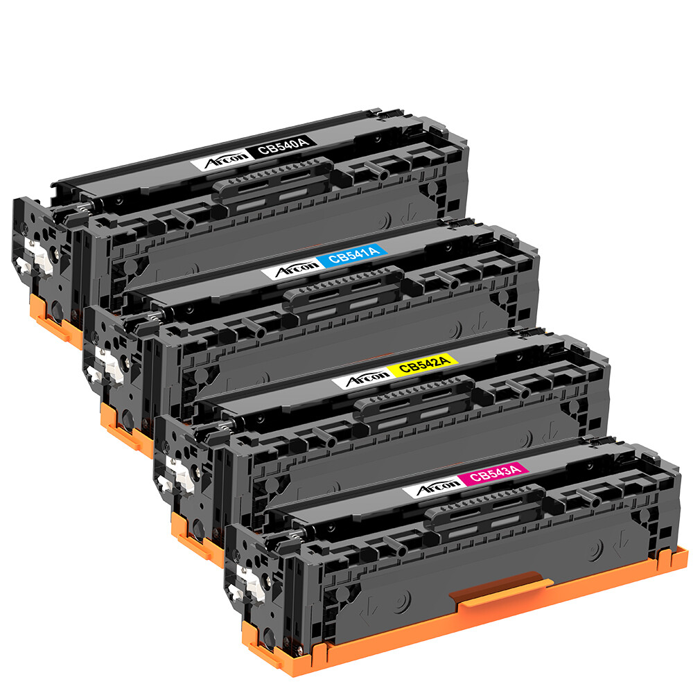 4PK Generic CB540A Toner Cartridge For HP 125A Laserjet CP1215 CP1518ni CM1312