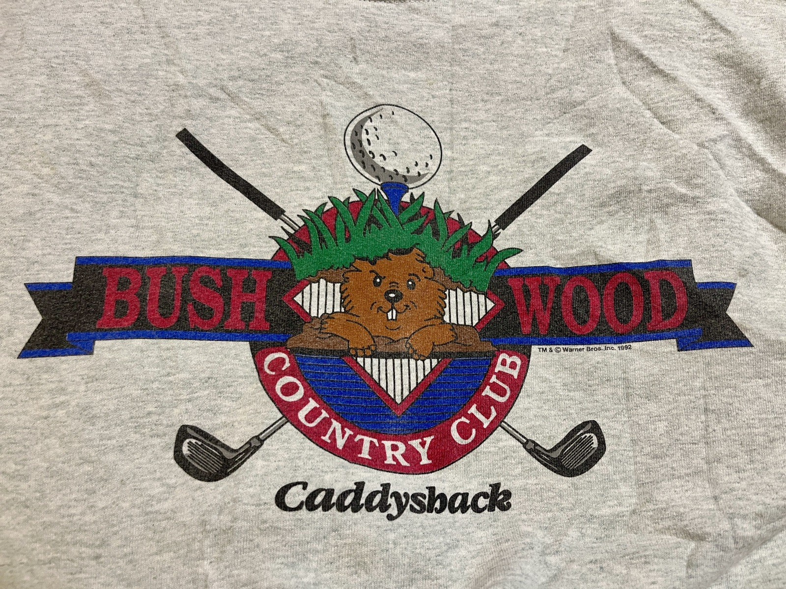 vintage fruit of the loom crewneck sweatshirt Caddyshack Bushwood Country Club vintage fruit of the loom crewneck sweatshirt Caddyshack Bushwood Country Club