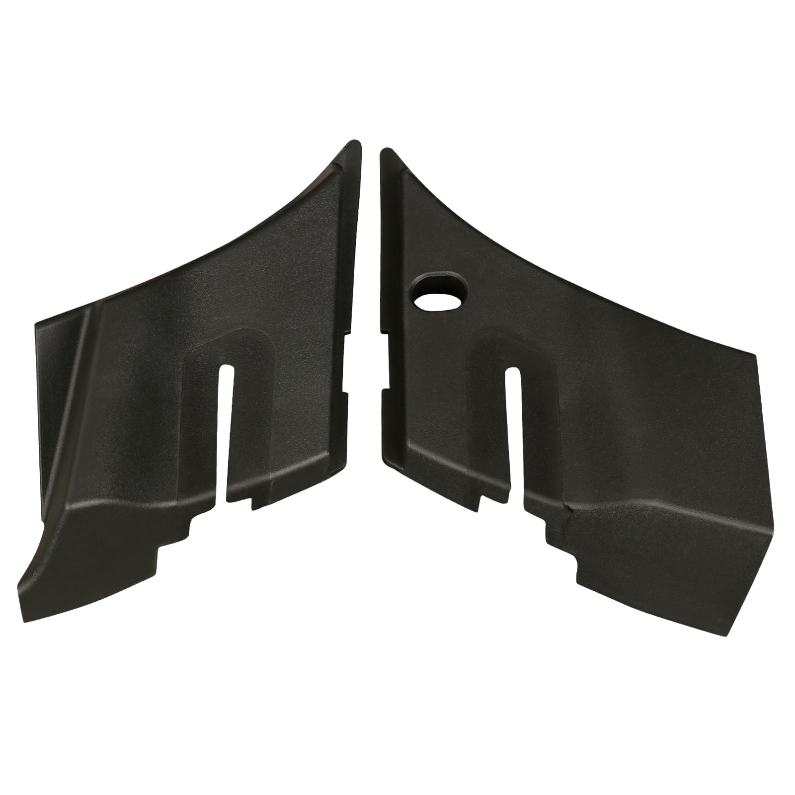 Windshield Wiper Cowl End Panel LH & RH 1 Pair Black 15946003 15946004