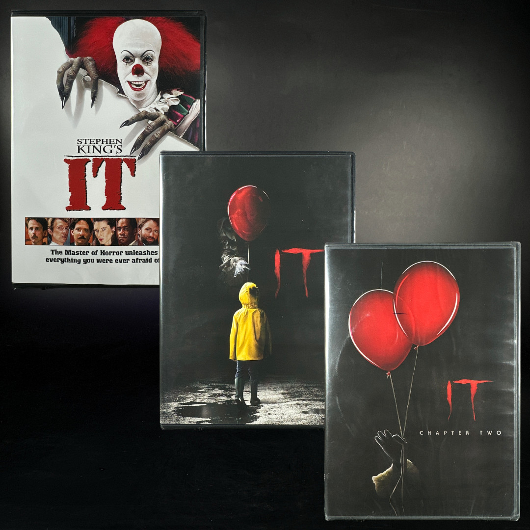 Stephen King's IT: 3-Film DVD Collection *NEW/SEALED* Mini-Series/Chapter 1 & 2
