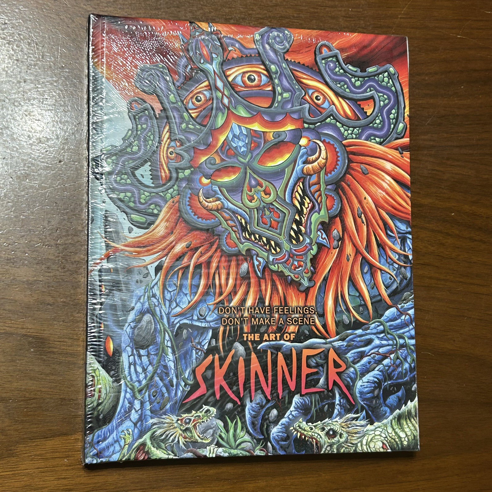 DON'T HAVE FEELINGS DON'T MAKE A SCENE  : The Art of Skinner HARDCOVER - SEALED
