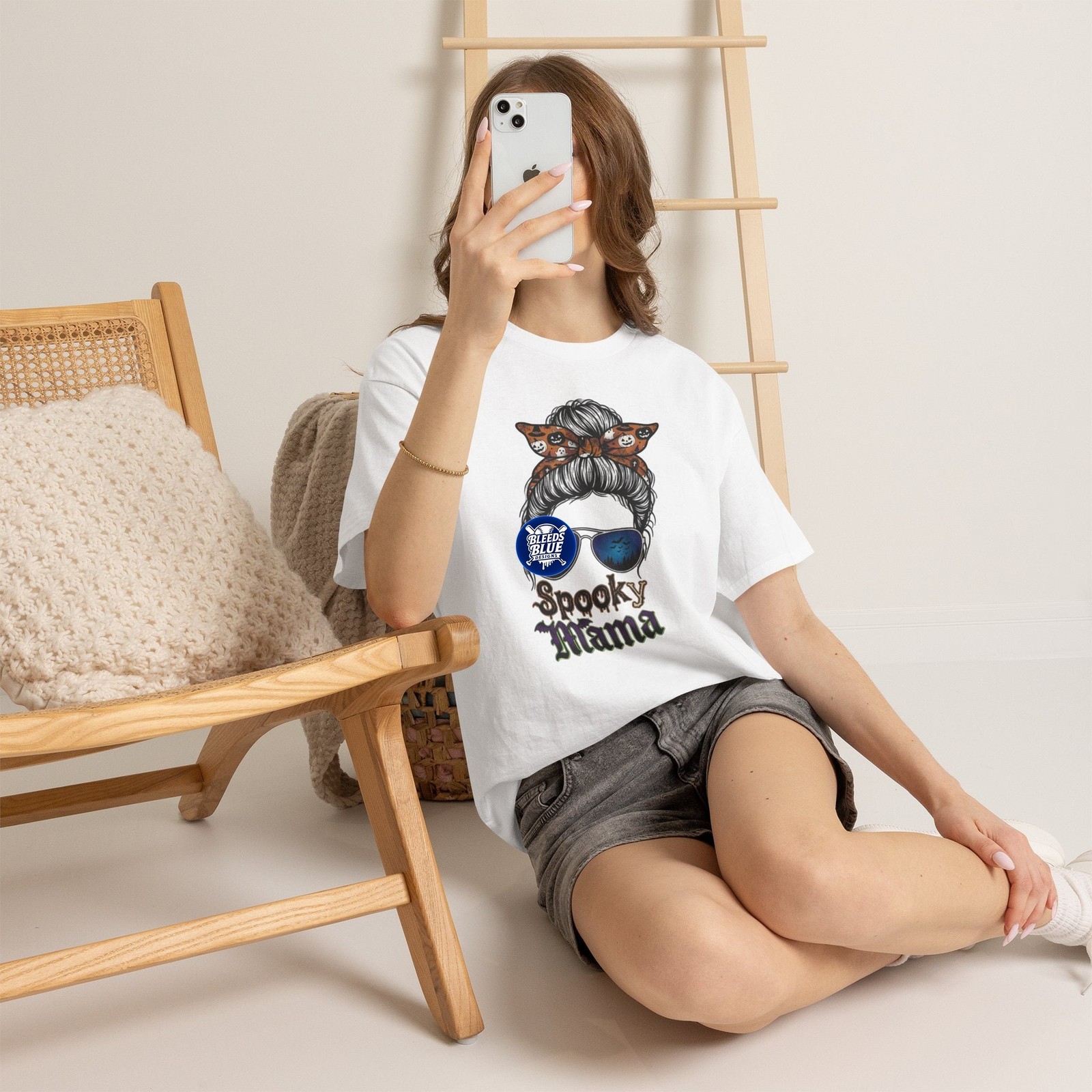 Halloween Spooky Mama Graphic T-Shirt Halloween Spooky Mama Graphic T-Shirt