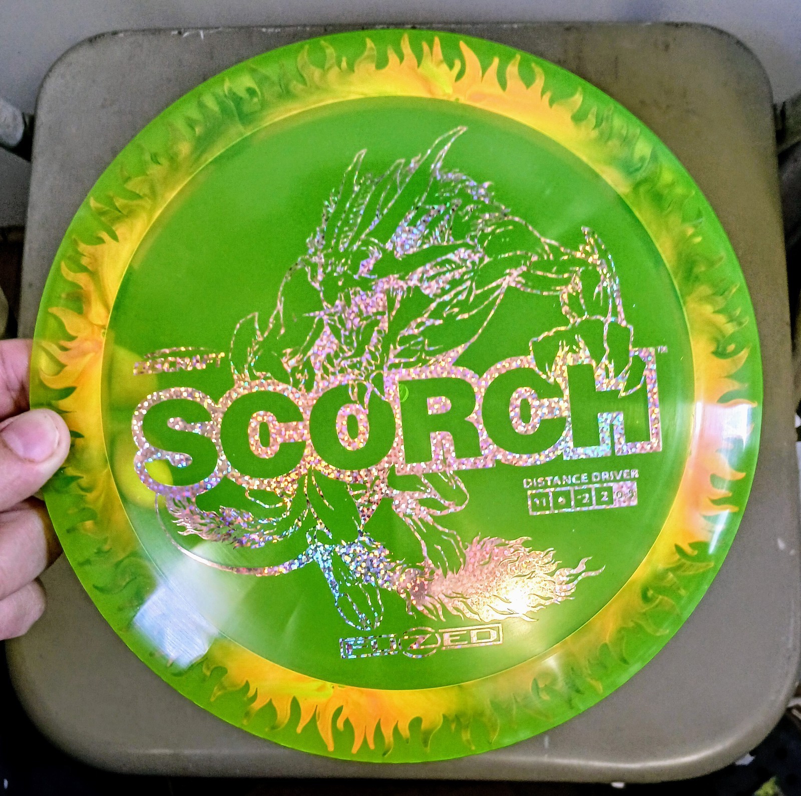 🔥 DIRTY RIM JOB 🔥 Discraft FuZed Flame Ring Scorch 🍓  New Release 170_172