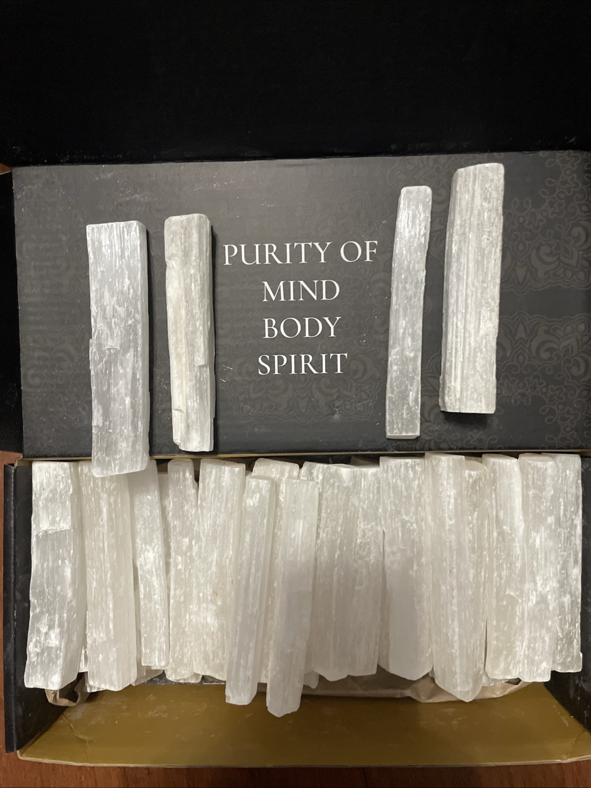 5 LBS Selenite Crystal Wands | Bulk Selenite Sticks (4 Inch Crystal Wands)
