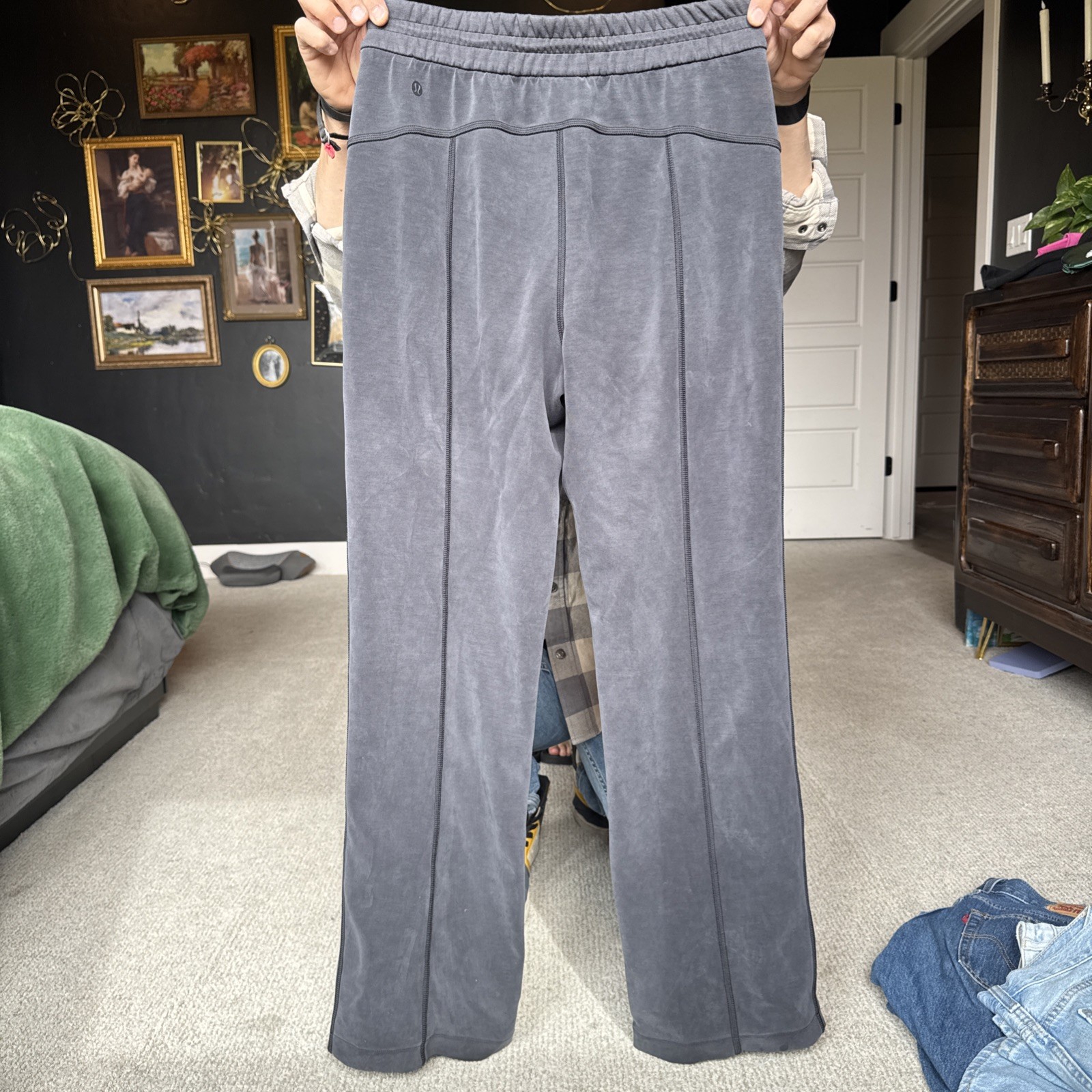 Lululemon Softstreme Black Sweatpants Size 6