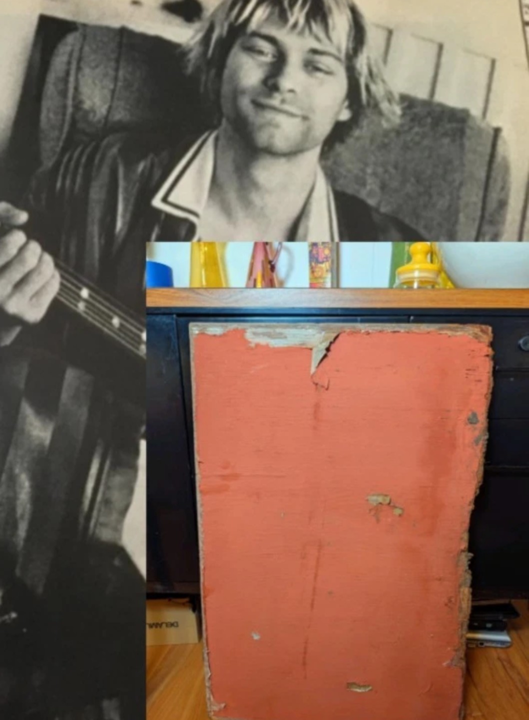 Kurt Cobain House  Large Wall Piece Where In Utero Was Written COA Nirvana