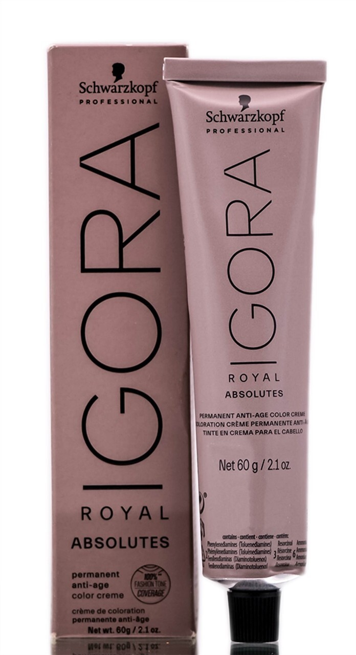 Schwarzkopf Igora Absolutes #8-60 Light Blonde Chocolate Natural, 2.1 oz
