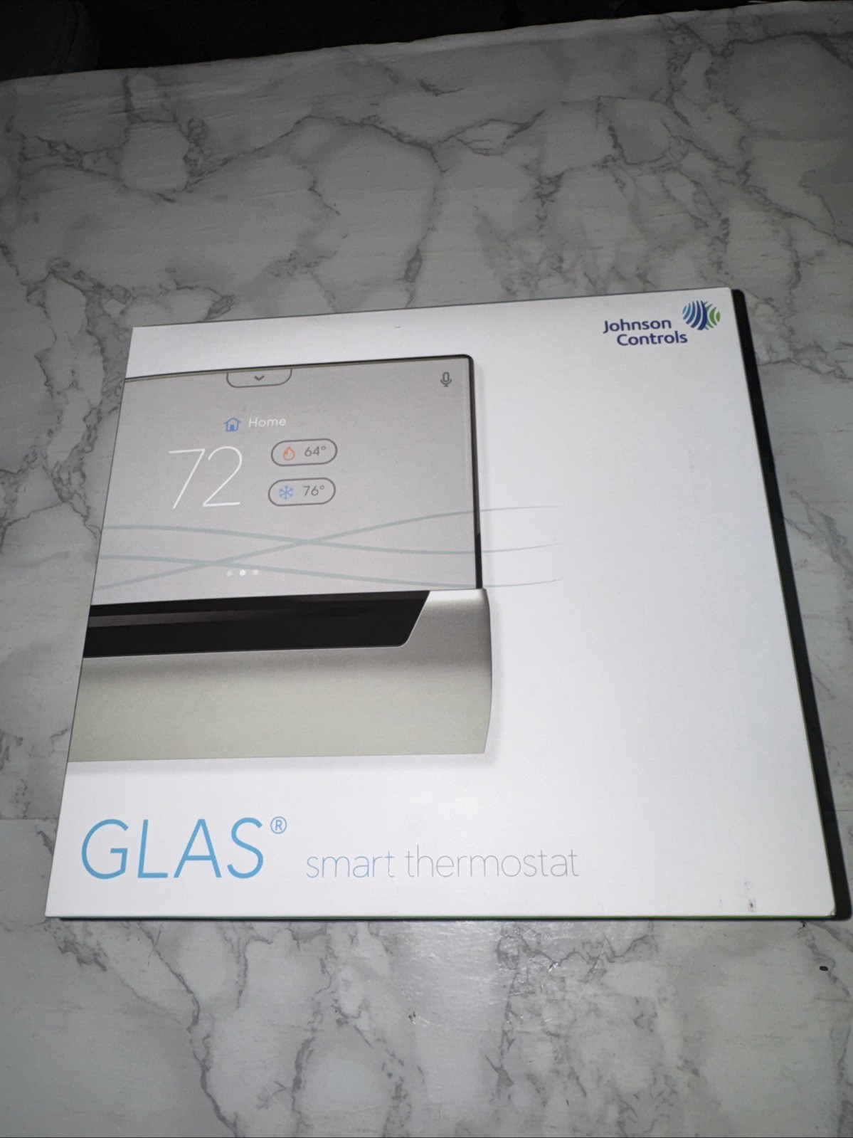 Johnson Controls SiO2-10000 Glas Smart Thermostat, OPEN BOX. Johnson Controls SiO2-10000 Glas Smart Thermostat, OPEN BOX.