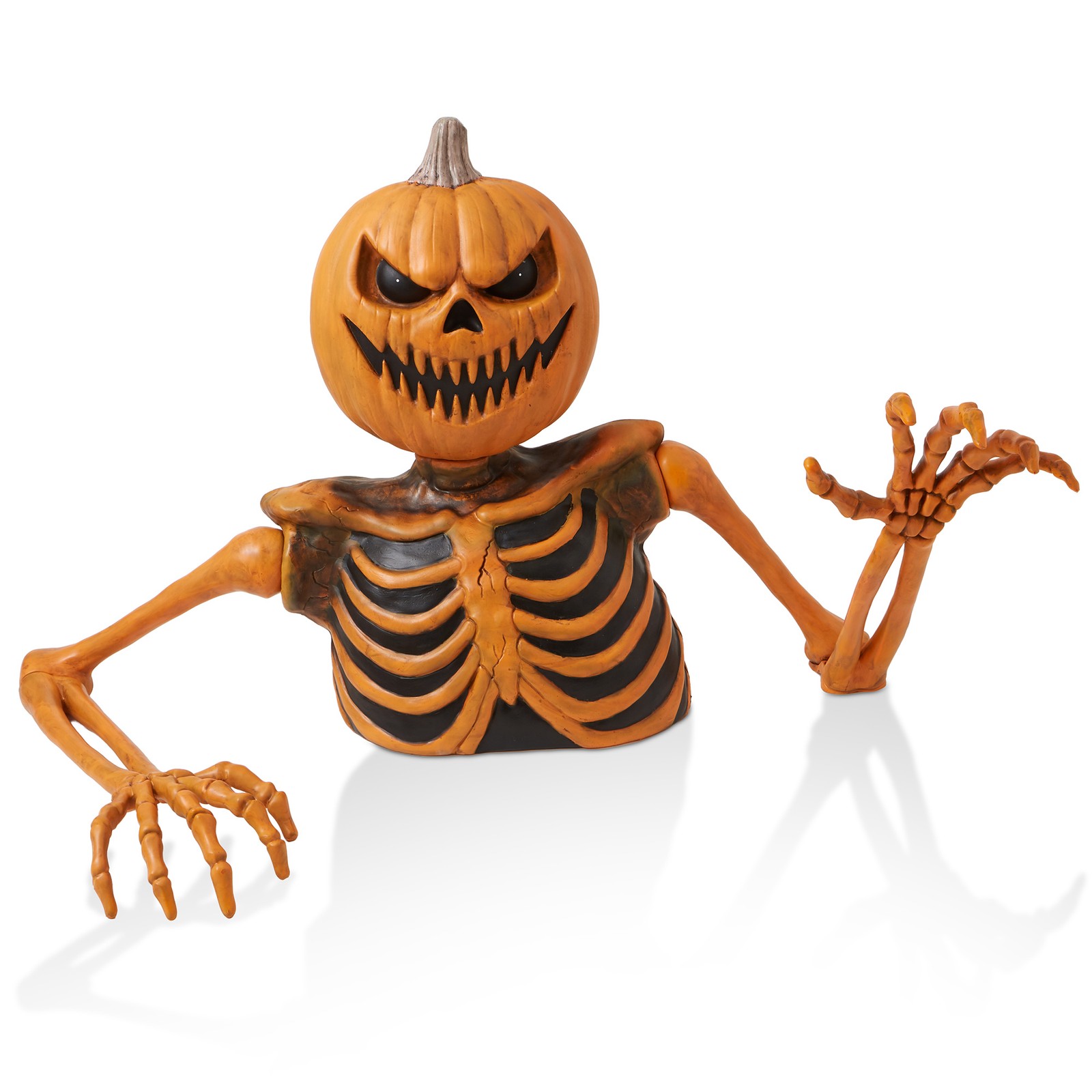 3 Ft. Halloween Pumpkin Groundbreaker Skeleton Giant Scary Outdoor Yard Décor 3 Ft. Halloween Pumpkin Groundbreaker Skeleton Giant Scary Outdoor Yard Décor