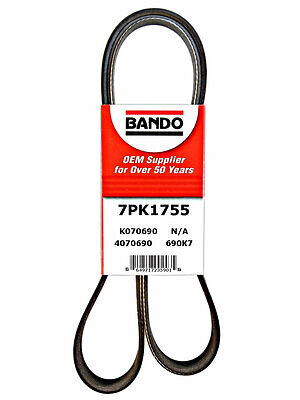 Serpentine Belt  Bando USA  7PK1755
