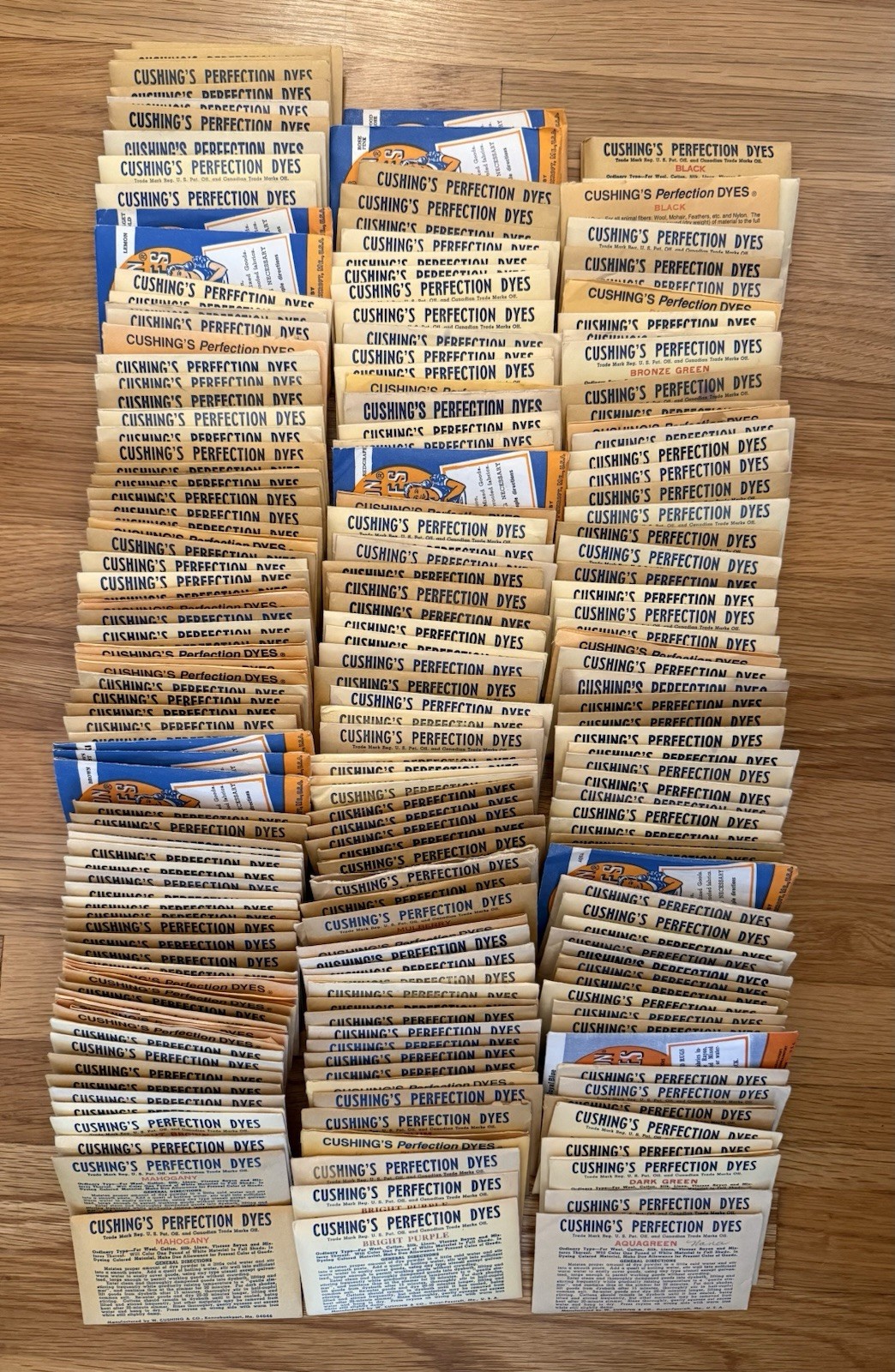 Lot of qty 204 CUSHING’S PERFECTION DYES. (85 Colors) Unused * Lot of qty 204 CUSHING’S PERFECTION DYES. (85 Colors) Unused *