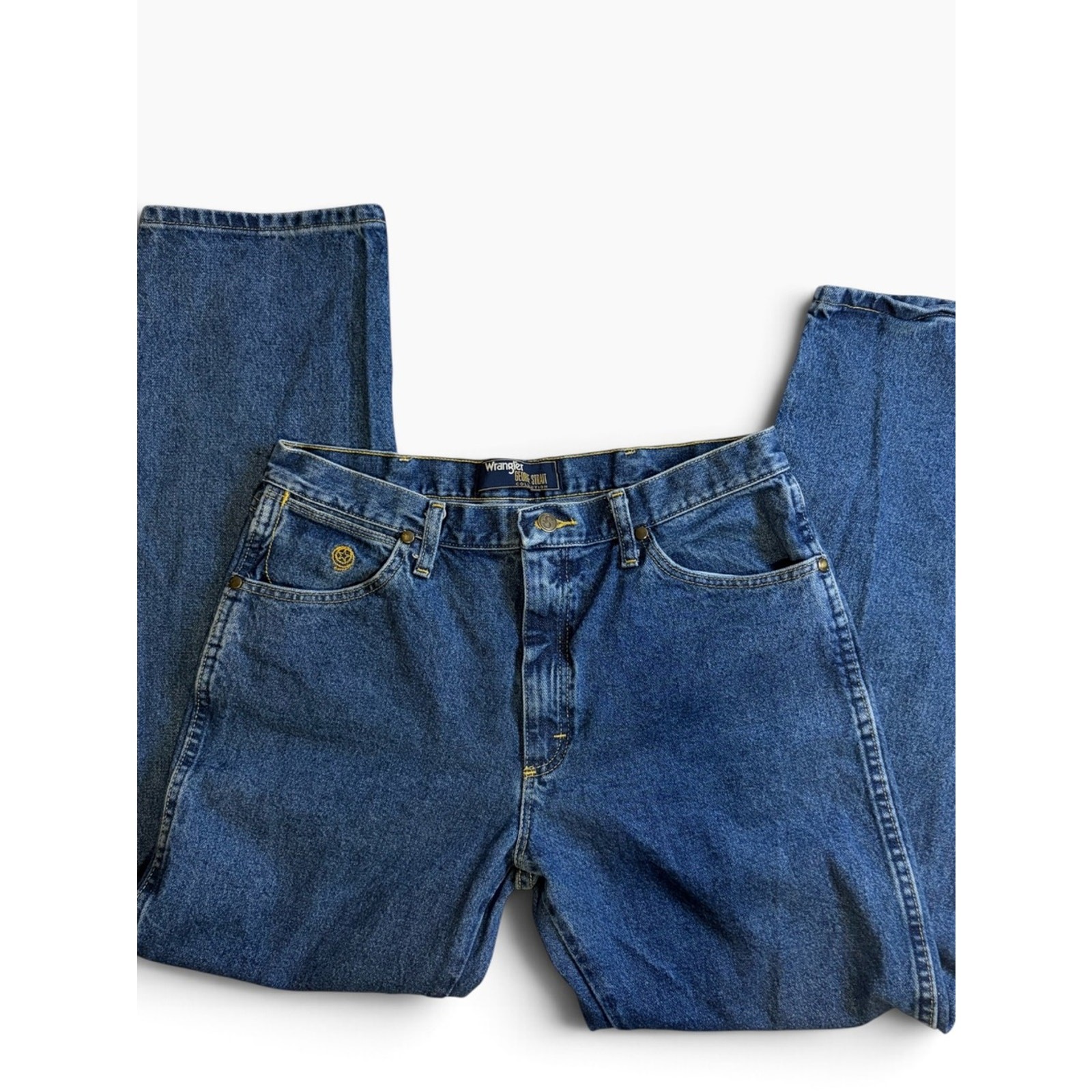 Wrangler George Strait Collection Men’s Jeans 34x32 Blue Western Denim Wrangler George Strait Collection Men’s Jeans 34x32 Blue Western Denim