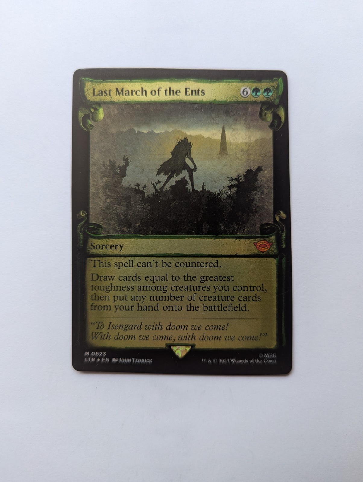 Last March of the Ents (Showcase Scrolls) Foil Last March of the Ents (Showcase Scrolls) Foil