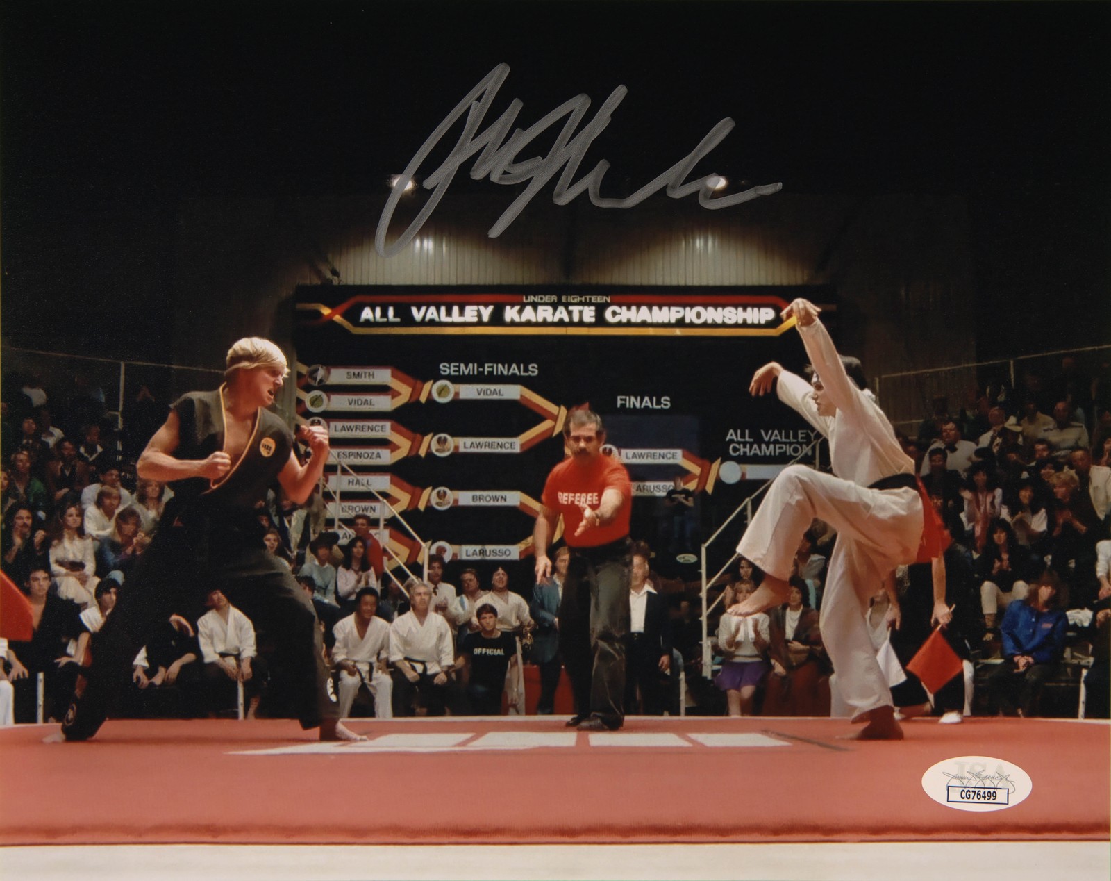Ralph Macchio Signed 8x10 The Karate Kid Daniel LaRusso 