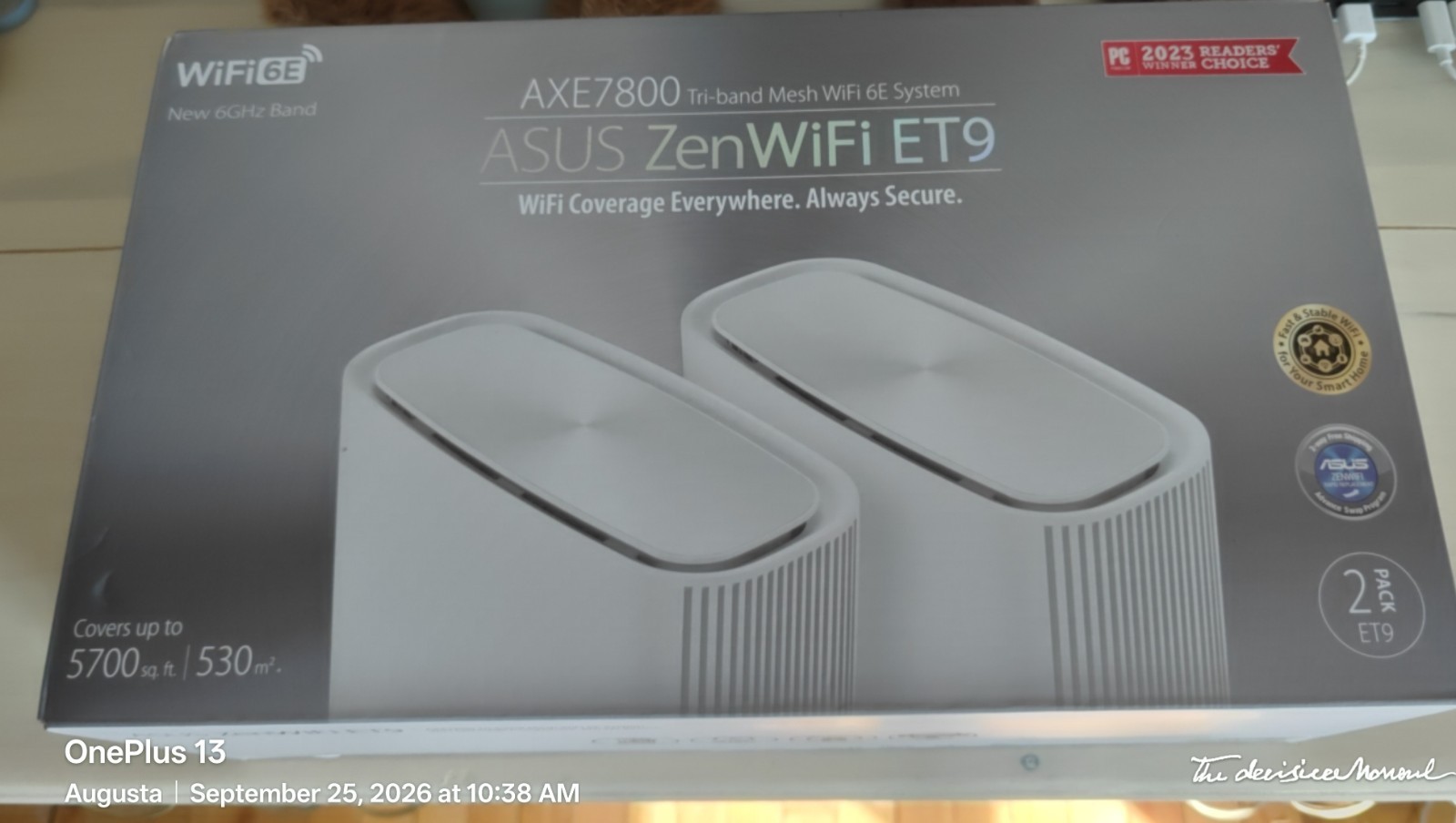 Asus ZenWifi ET9 (Pack of 2) Warranty: ASUS coverage through ~Jan 25, 2029