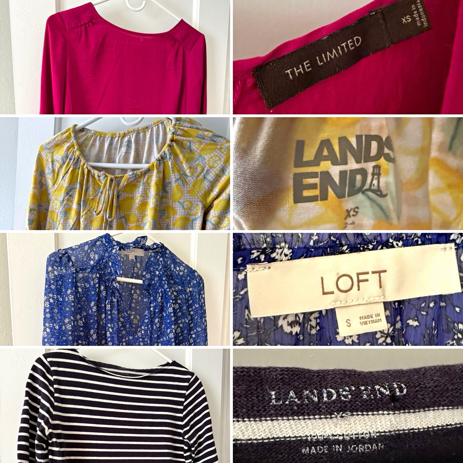 Women's Tops Lot XS/S/M - The Limited LOFT J.Crew Lands' End