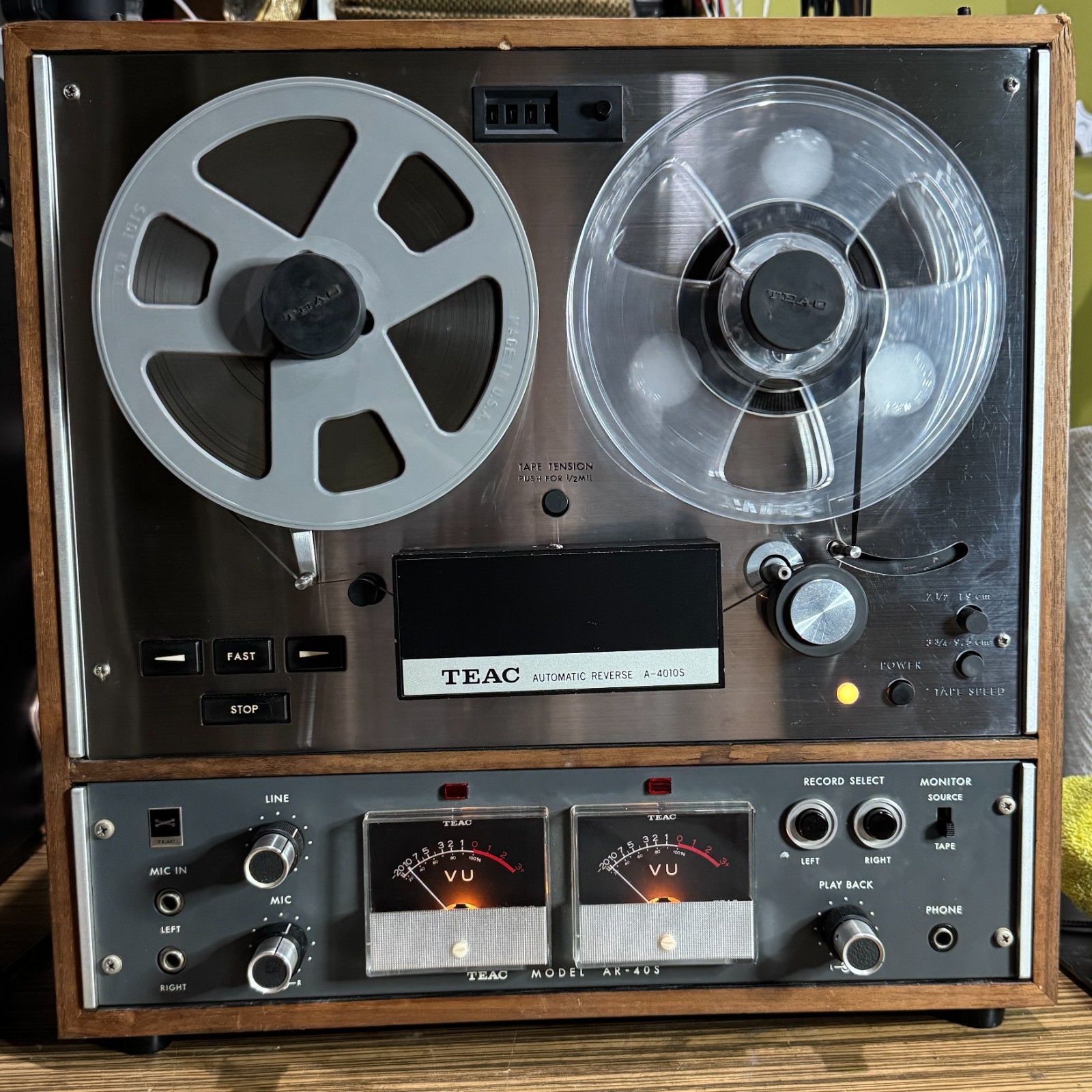 TEAC A-4010S Auto Reverse Reel to Reel – Serviced – AS-IS