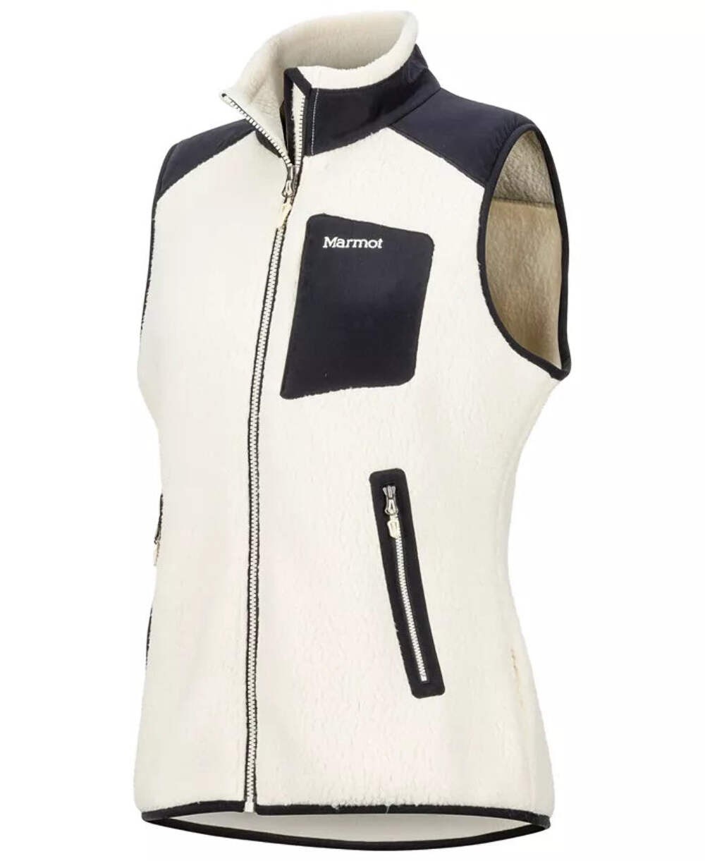 Marmot Women\'s Wiley Fleece Vest White Size Medium