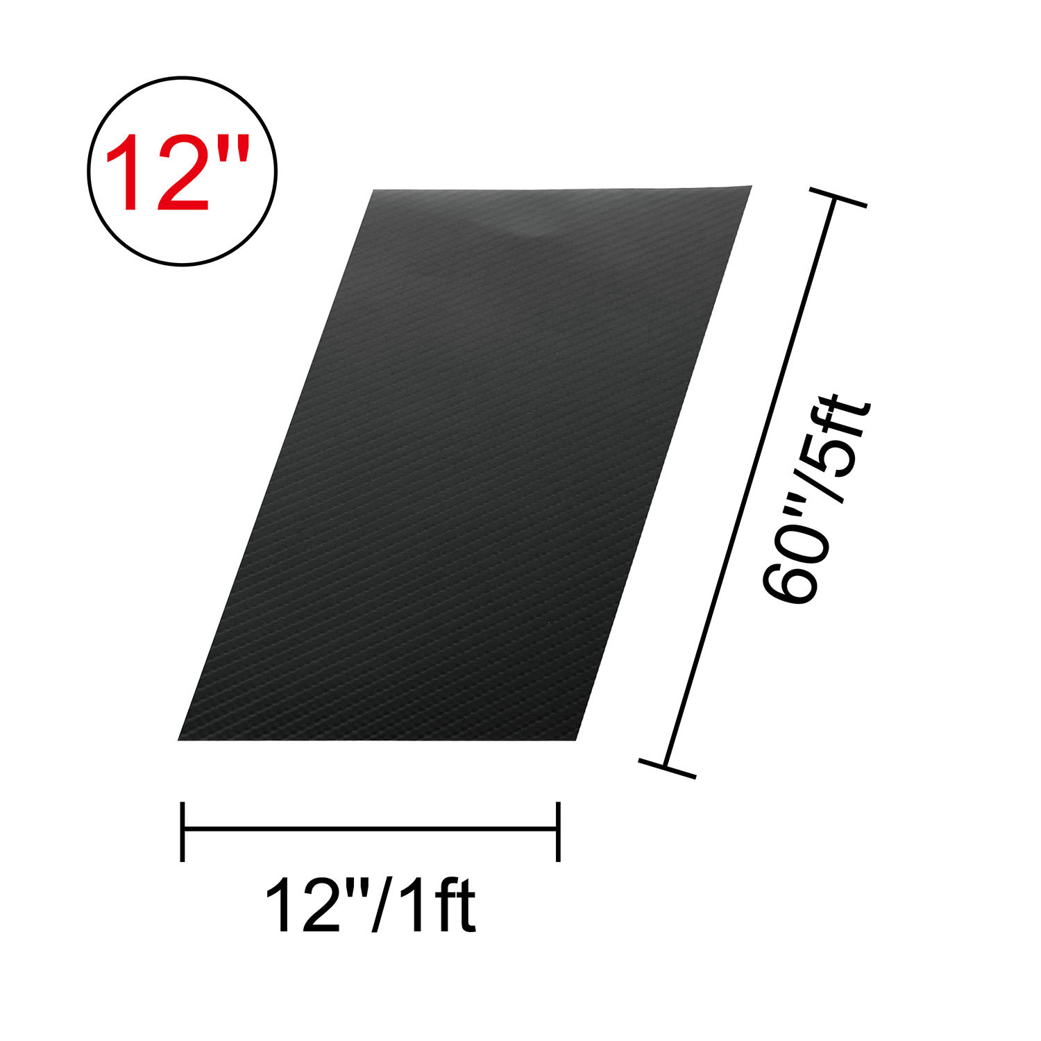 7D Premium Super Carbon Fiber Vinyl Wrap Bubble Free Air Release